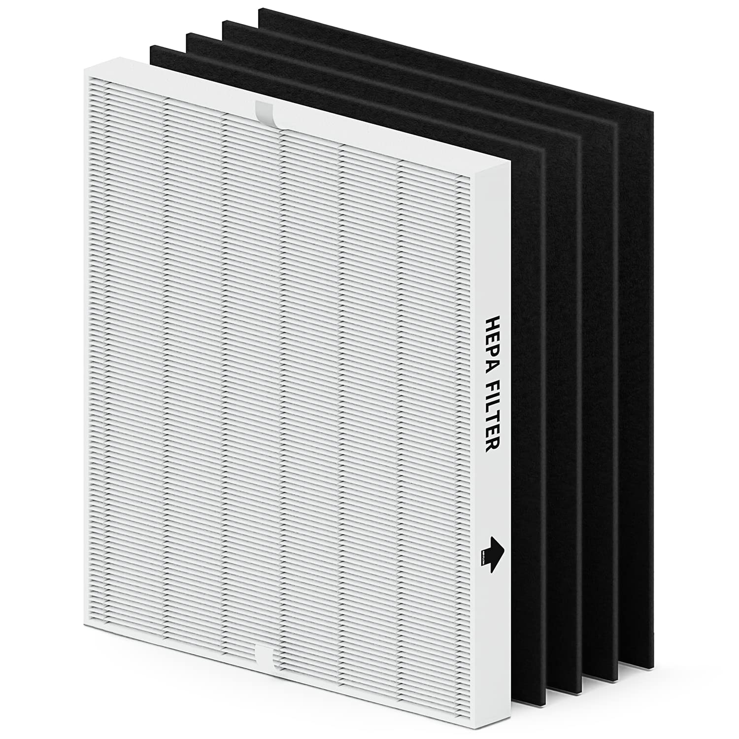 Ap 1512Hh Filter Set Replacement For Coway Airmega Ap 1512Hh Air Purifiers, 1 True Hepa And 4 Carbon Pre Filters, Compared To Pa