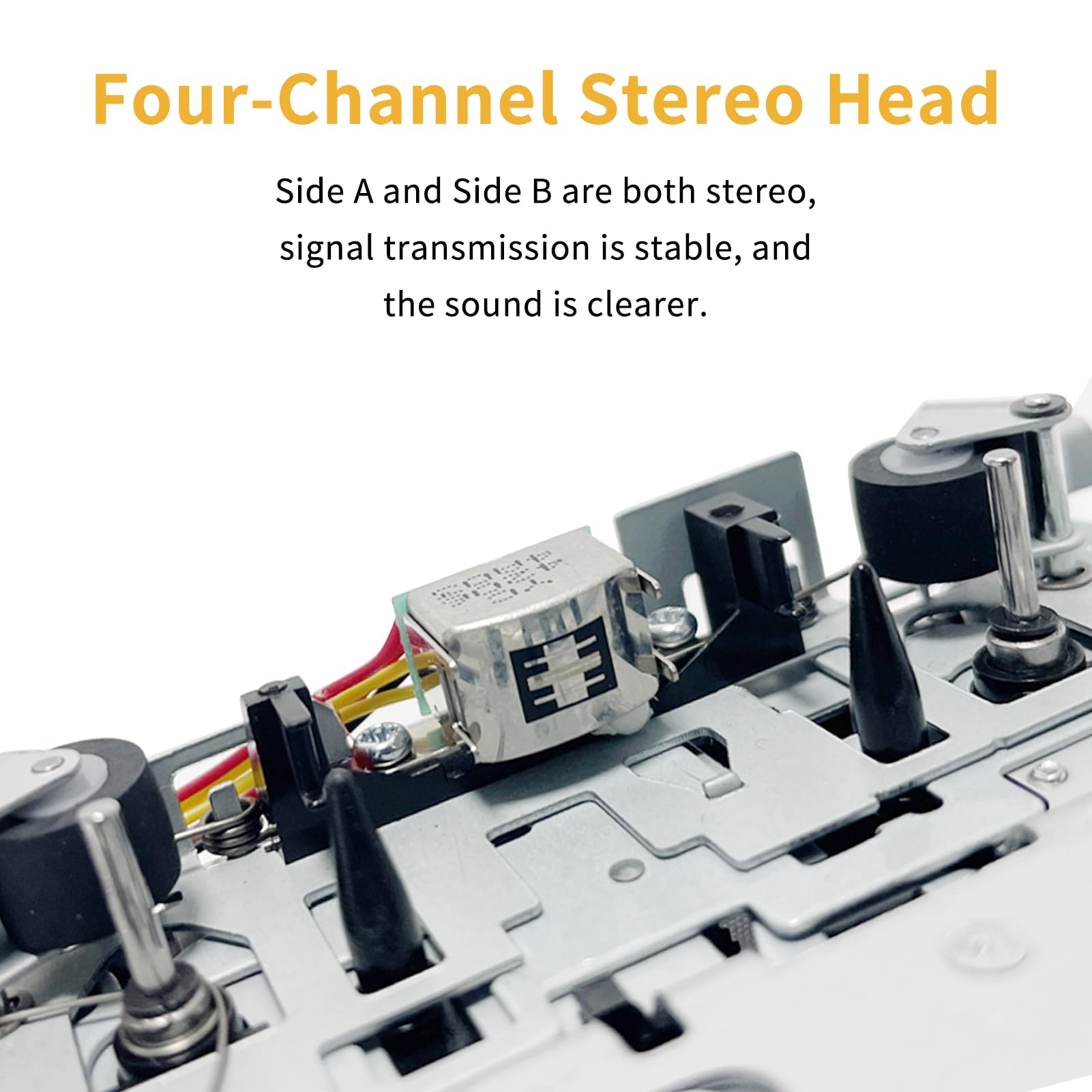 Clear Stereo &Auto Reverse Cassette Player With Detachable External Speaker Portable Cassette To Mp3 Digital Converter  Convert