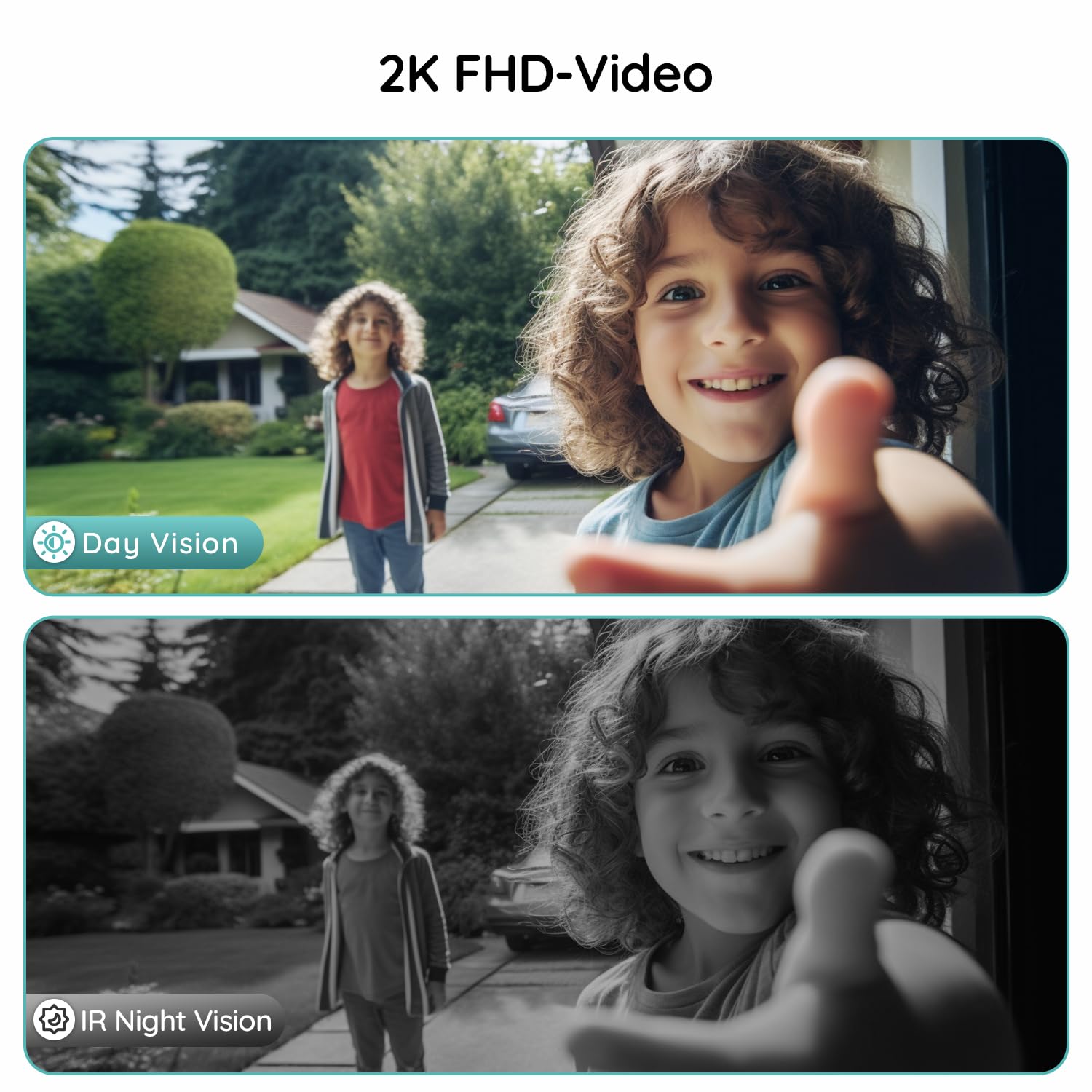 Boifun Wireless Doorbell Camera With Chime   166 Wide Angle View, 2K Hd Video, Quick Wake Up And Motion Detection, 6700Mah Batte