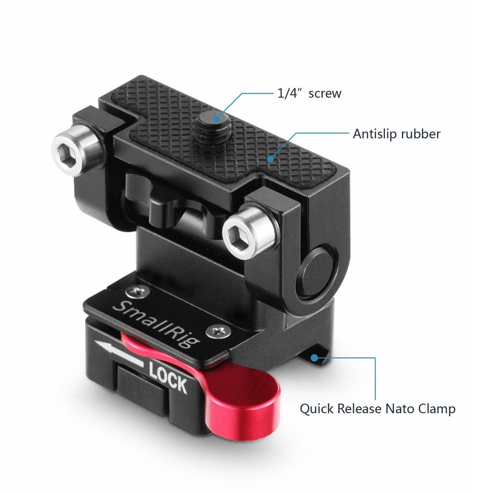 Smallrig Field Monitor Holder Mount With Quick Release Nato Clamp   2100