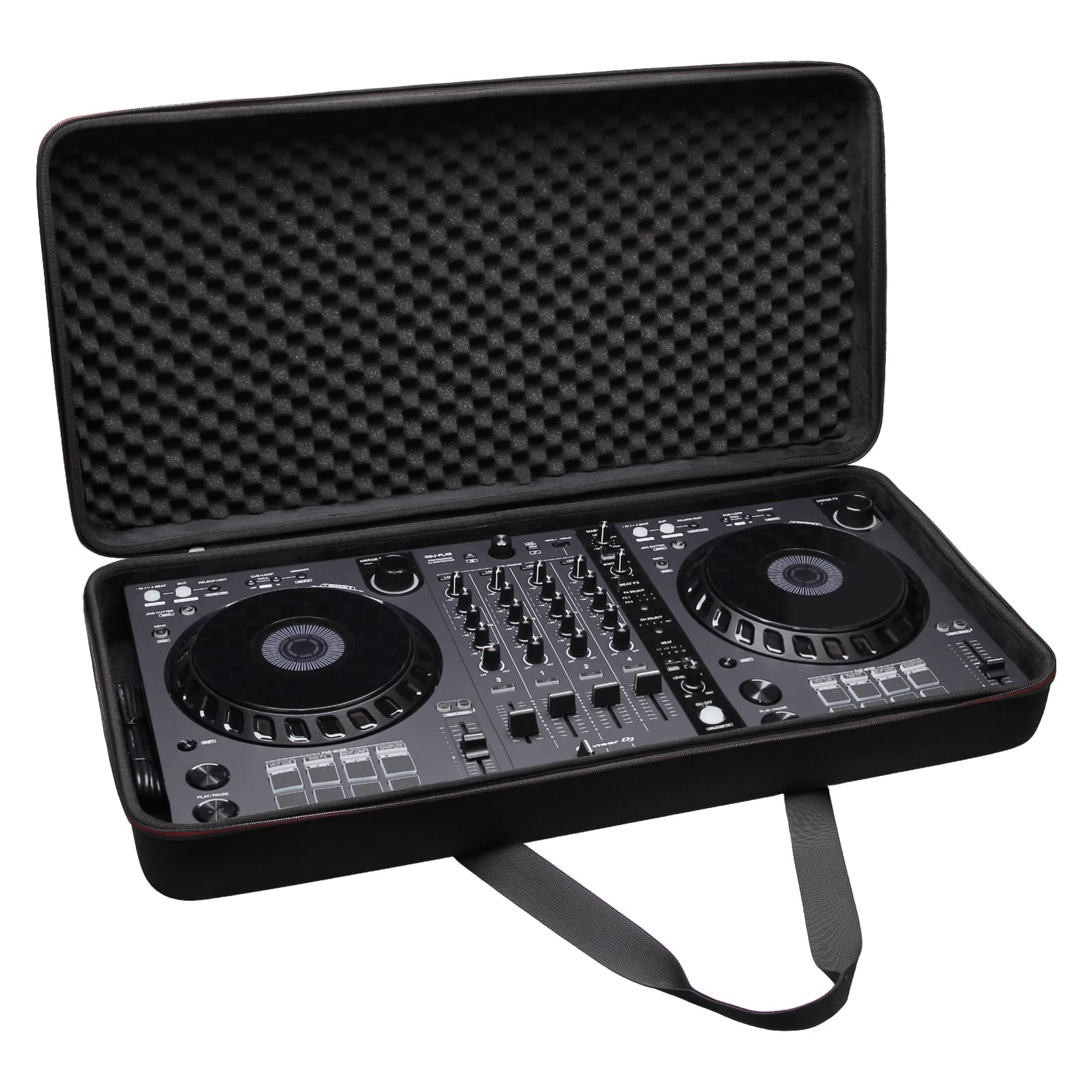 LTGEM EVA Hard Case Compatible with RANE ONE, Pioneer DJ DDJ-1000 or DDJ-FLX10 or DDJ-FLX6-GT, Hercules Inpulse T7 2 Deck Protec