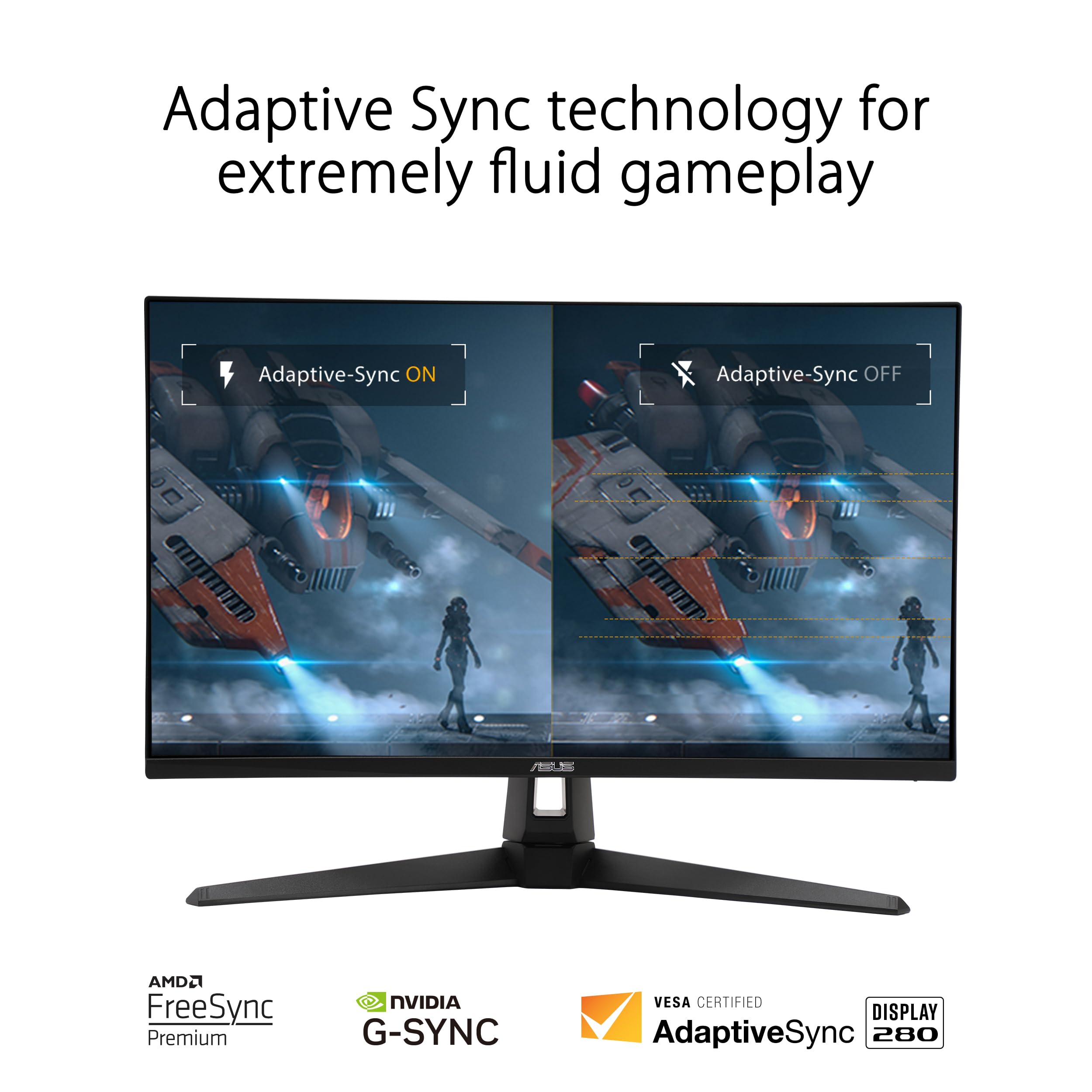 Asus Tuf Gaming 27    1080P Hdr Monitor (Vg279Qm1A) - Full Hd (1920 X 1080), 280Hz, 1Ms, Fast Ips, Extreme Low Motion Blur Sync,