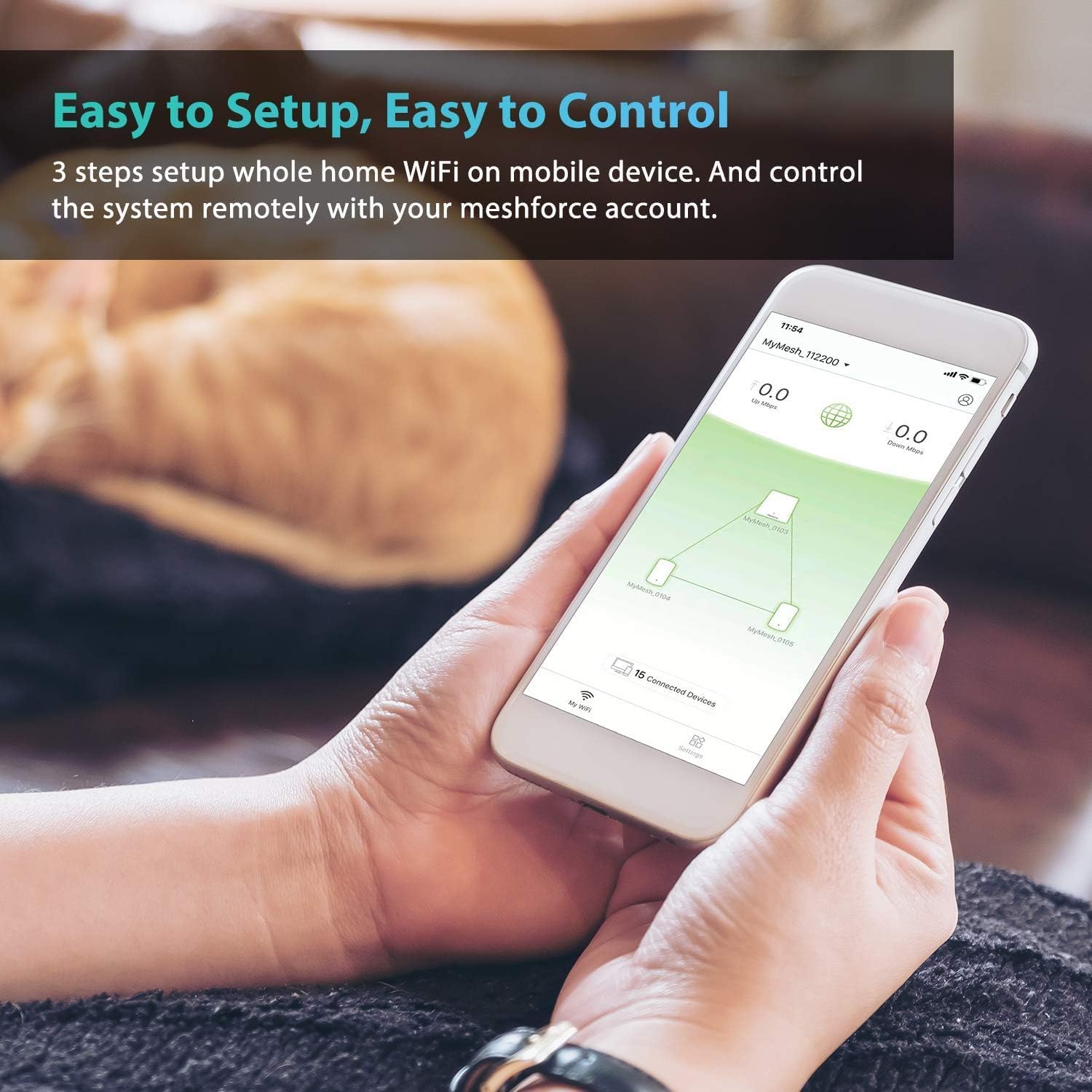 Meshforce M3 Dot Wall Plug Wifi Extender, Works With Meshforce M1 And M3 Whole Home Mesh Wifi System   Use With Only Meshforce W