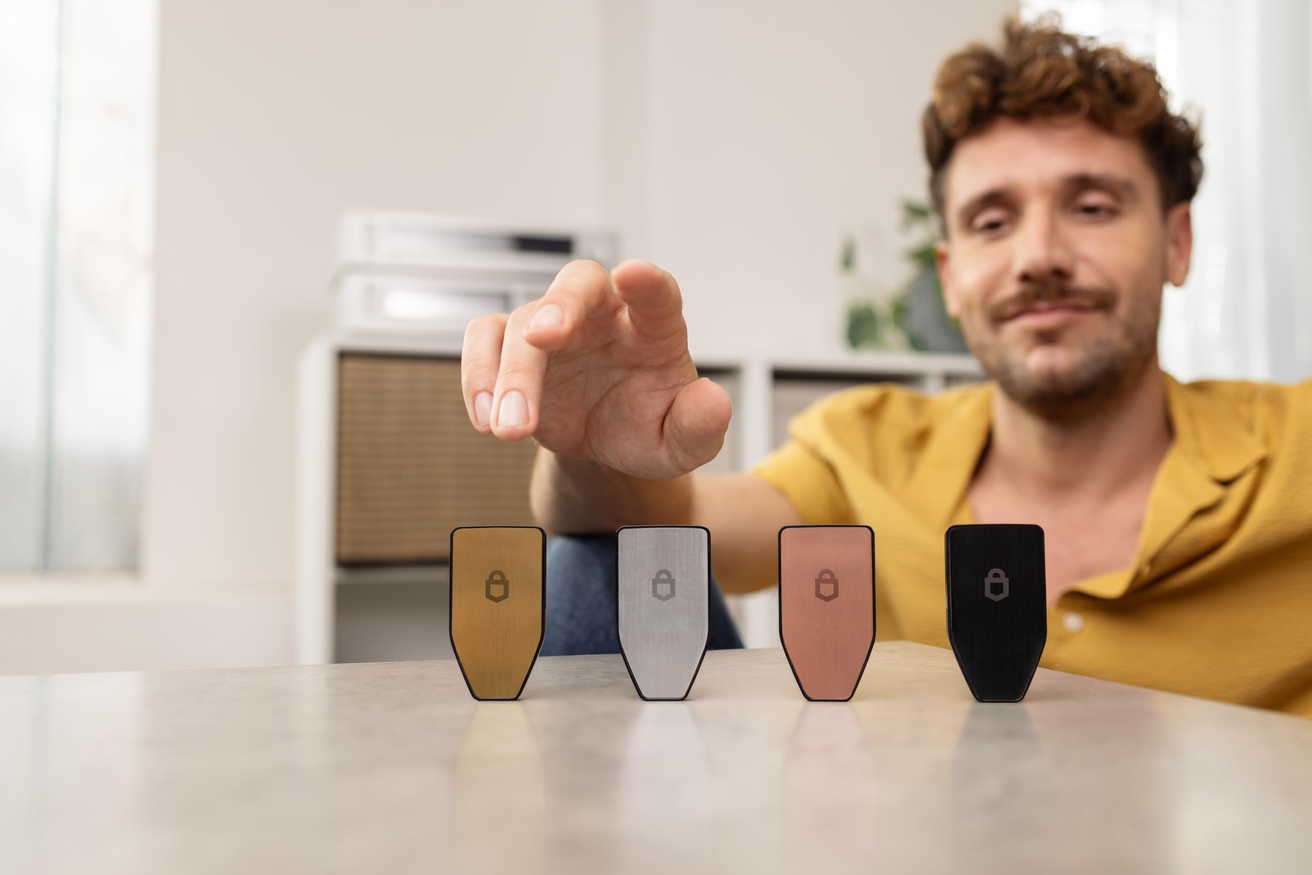 Trezor Safe 3   Passphrase & Secure Element Protected Crypto Hardware Wallet   Buy, Store, Manage Digital Assets Simply And Safely (Solar Gold)