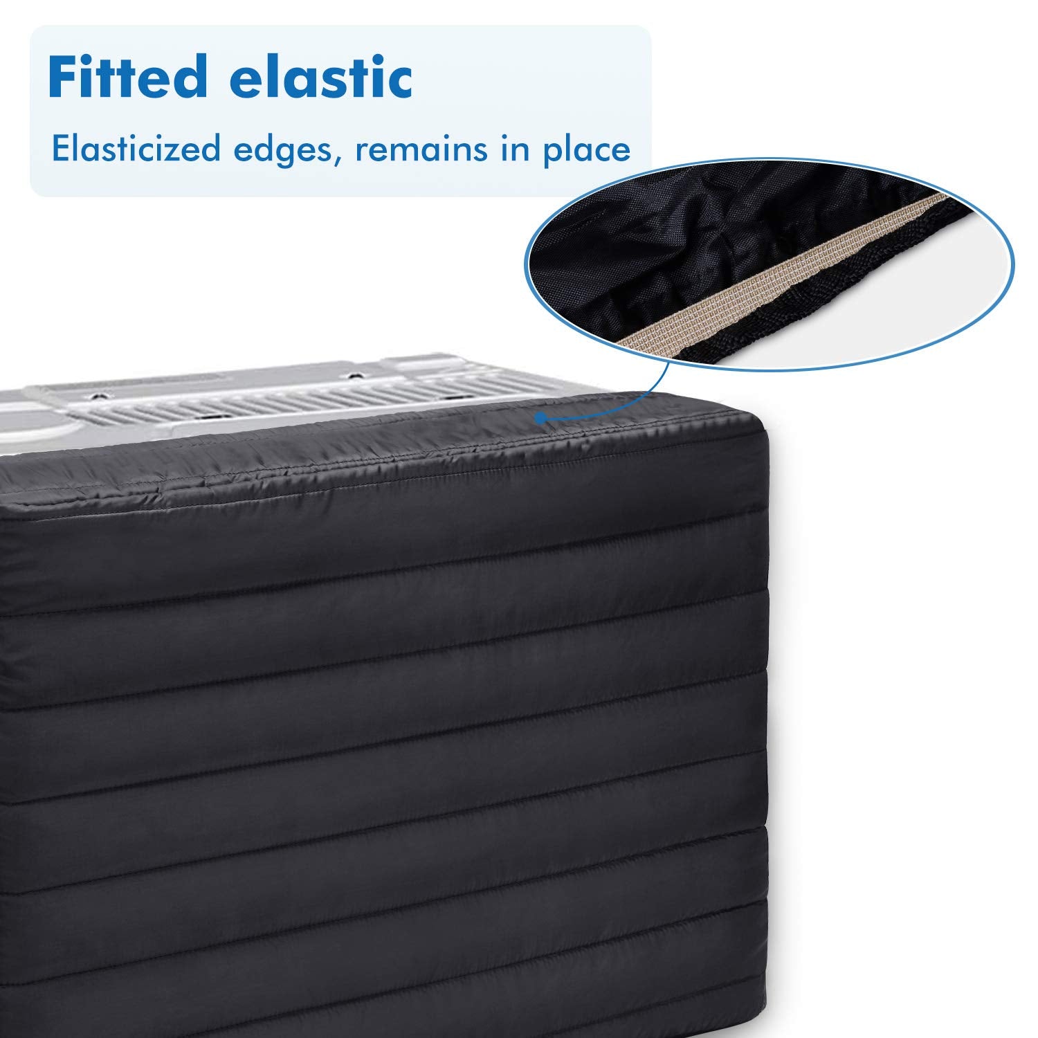Brivic Indoor Air Conditioner Cover Ac Cover For Inside Window Unit 21 X15 X 3.5 Inches(L X H X D),Black