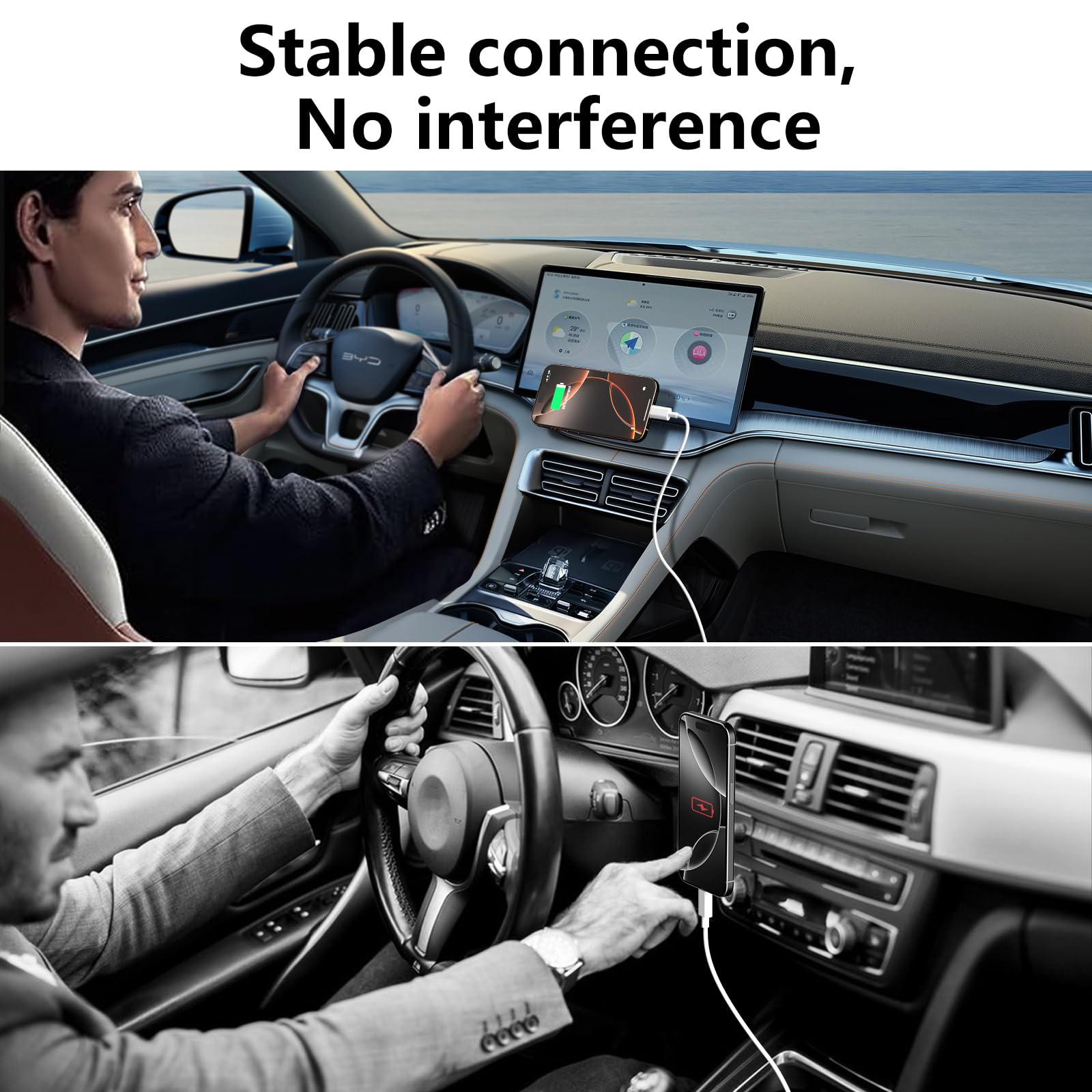 Usb To Usb C Cable For Iphone 17/16/15 Car Charger,2Pack 3Ft Carplay Cord Fast Charging For Iphone 17/16/15 Air Plus Pro Max,Ipa