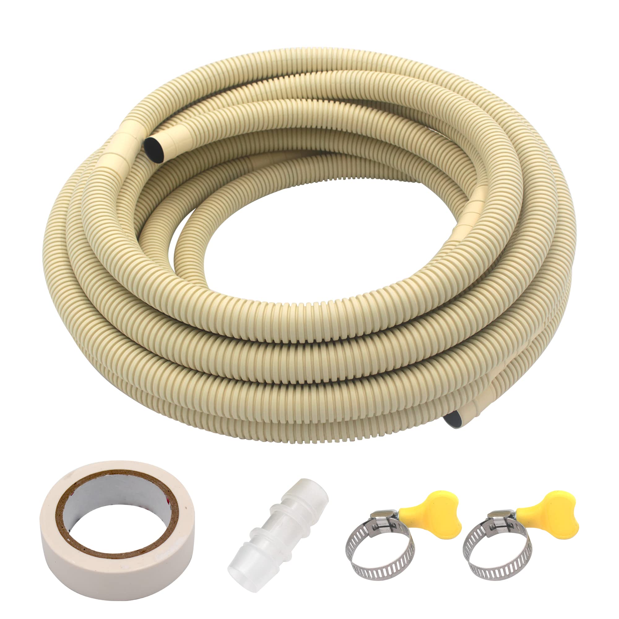 HANSUM Mini Split Drain Hose Air Conditioner Parts & Accessories Pipe Water Tube Pump Universal Line Set Cover for AC Drainage H