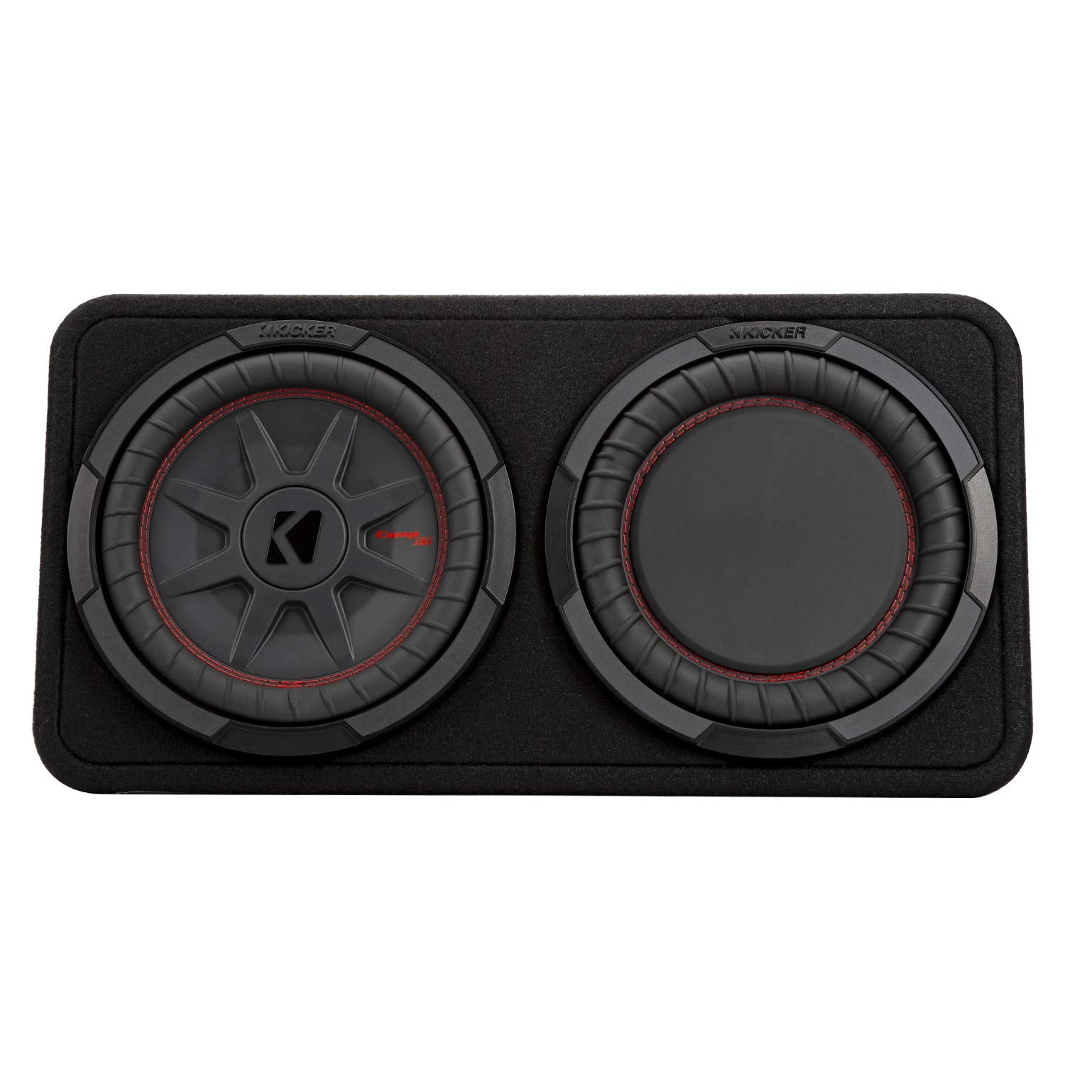 Kicker 48Tcwrt102 Comprt 10'' Subwoofer In Thin Profile Enclosure, 2Ohm