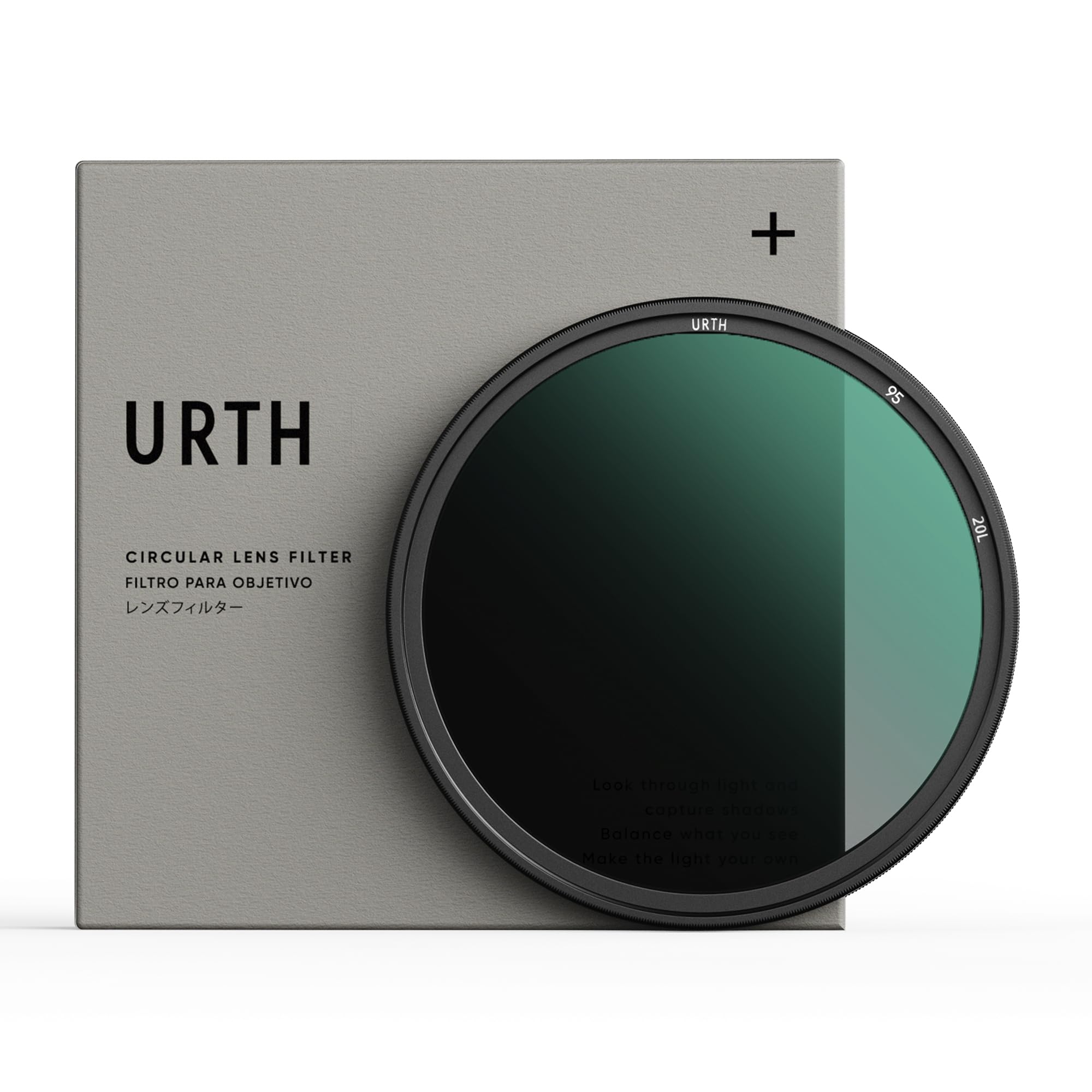 Urth 95Mm Nd4 (2 Stop) Lens Filter (Plus+)   20 Layer Nano Coated, Ultra Slim Neutral Density Camera Lens Exposure Filter