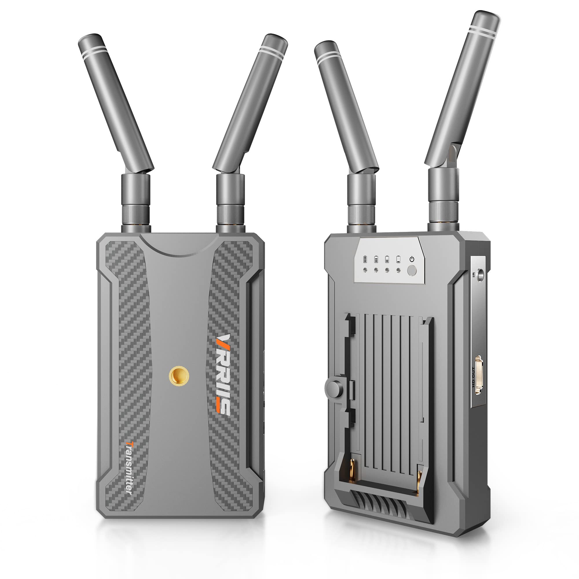 Vrriis Wireless Video Transmission System, 820Ft (250M) Range, 1080P Wireless Hdmi Transmitter And Receiver, 2.4Ghz & 5.8Ghz Dua