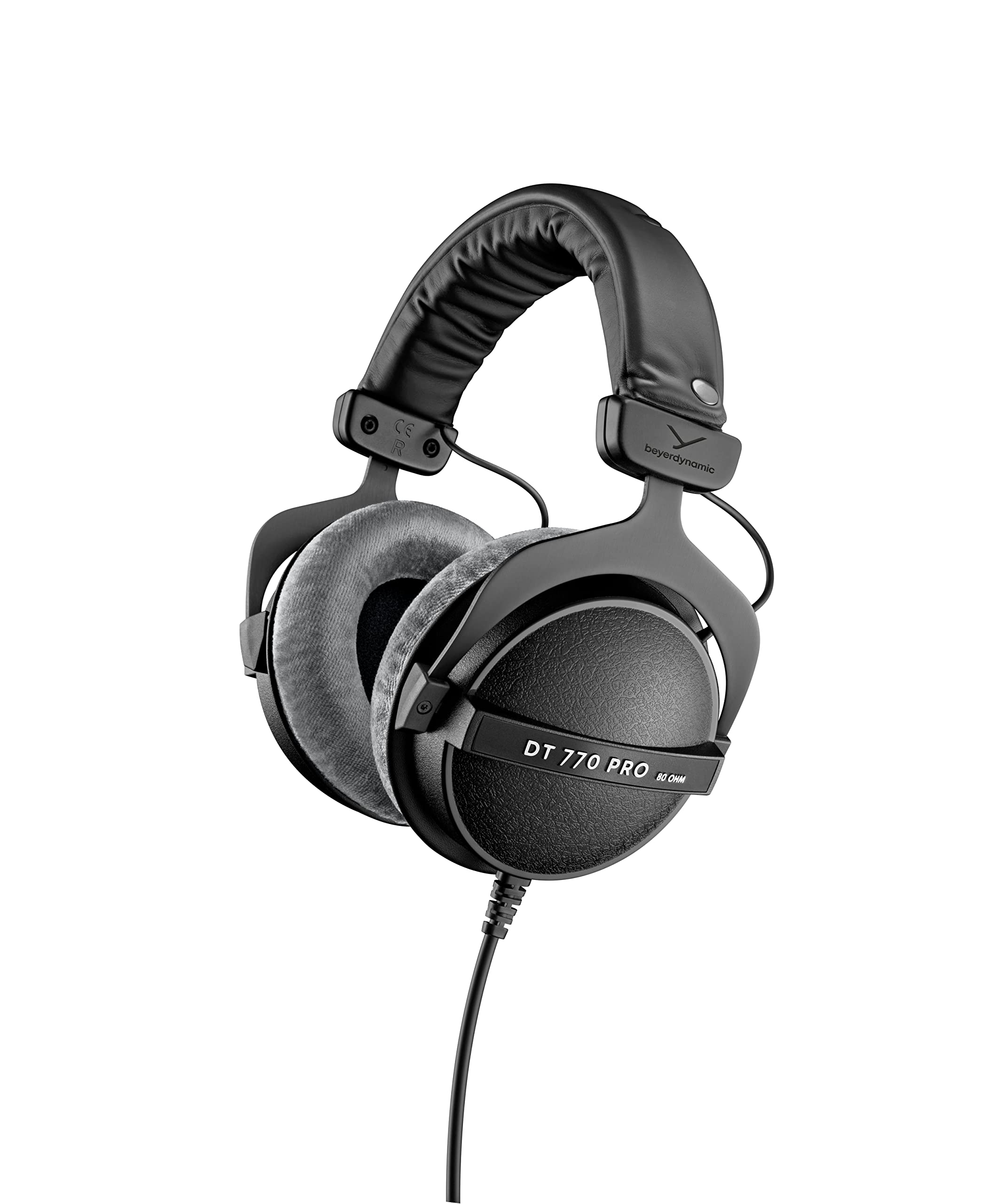 beyerdynamic DT 770 PRO 80 Ohm Over-Ear Studio Headphones in Gray. Enclosed design, wired for professional recording and monitor