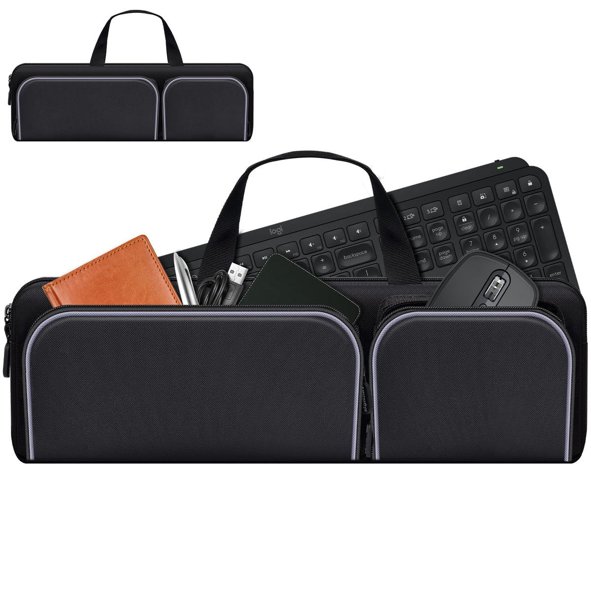 Tanmqin Protective Travel Case For Logitech Mx Keys S/Mx Keys/Mx Keys Mini