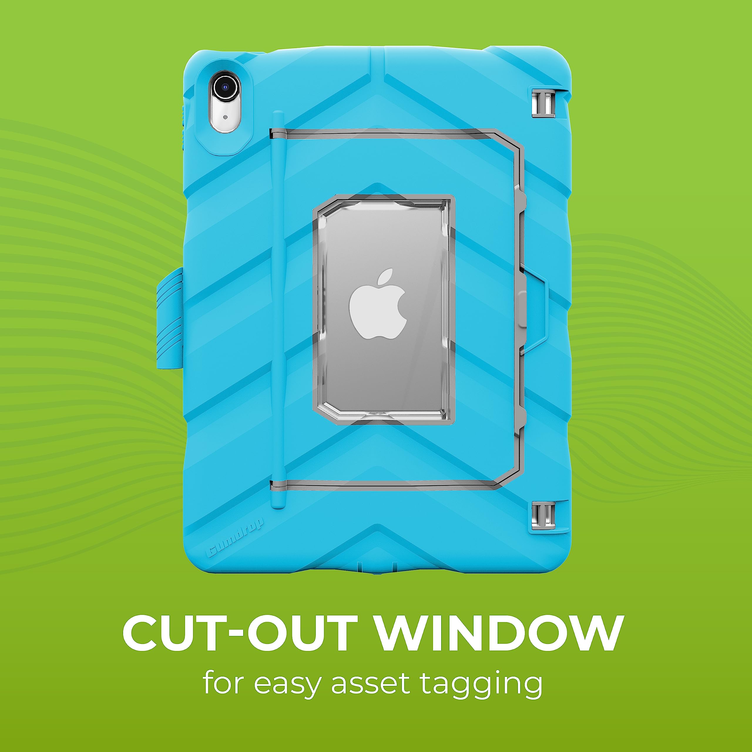 Gumdrop Hideaway Ipad Case With Stand Fits Apple Ipad 10Th Gen   Rugged, Shockproof, Reliable And Drop Tested For Kids, K 12 Students, Teachers, Classrooms And School Use   Blue