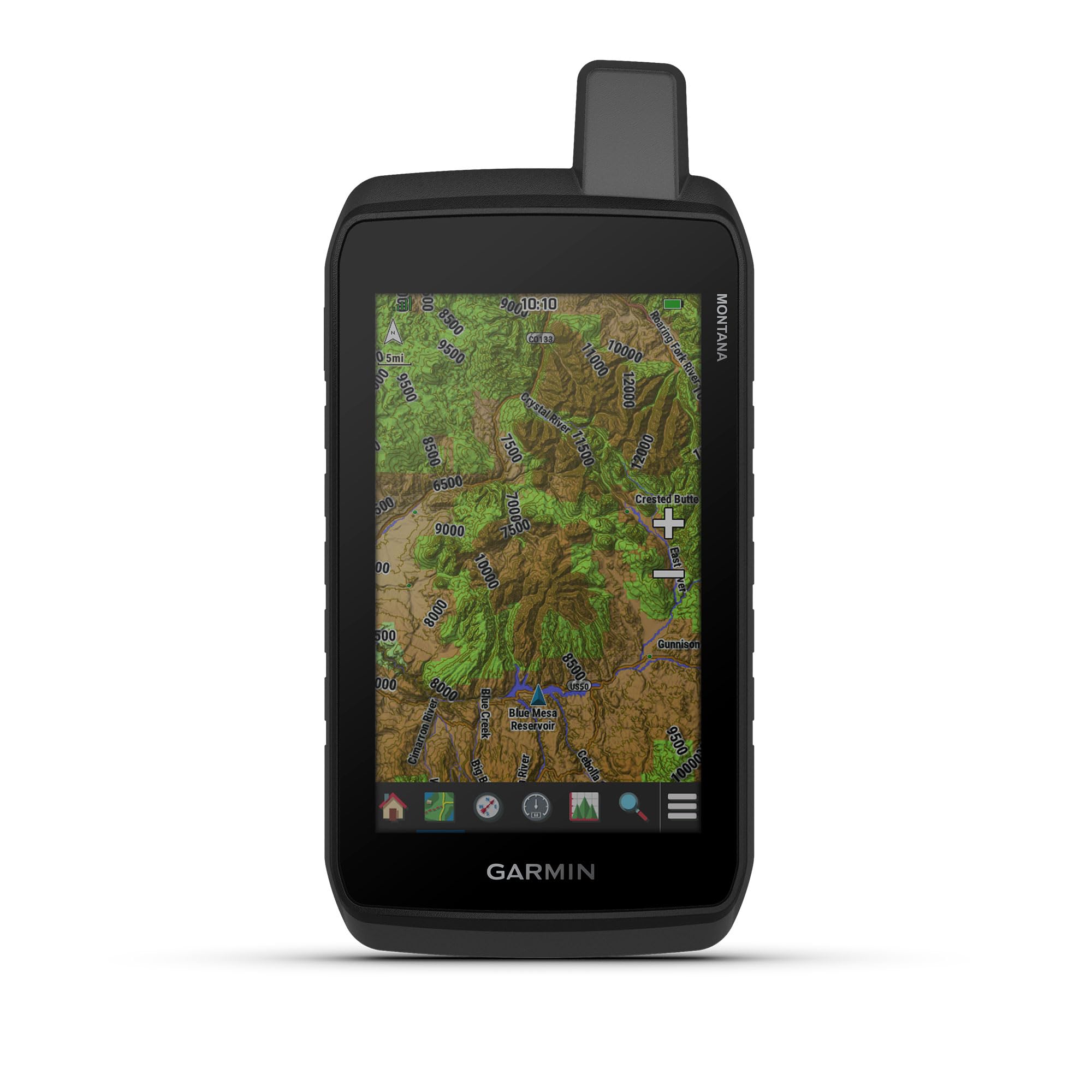 Garmin Montana 710, Rugged GPS Handheld Navigator with Large 5-inch Glove-Friendly Touchscreen, Satellite Imagery and Maps for R