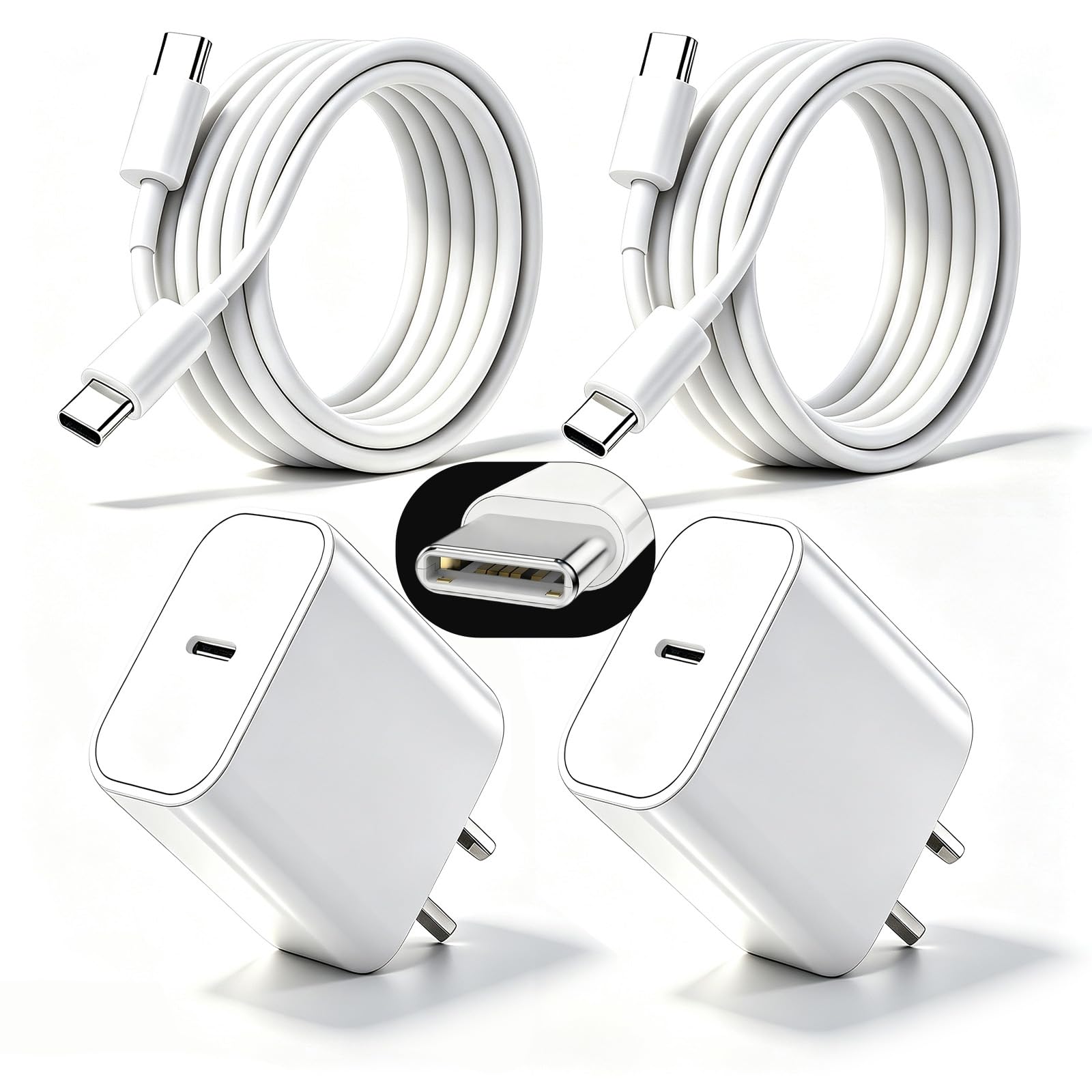 iPhone Charger Fast Charging,[Apple MFi Certified] iPad USB C Charger 2Pack
