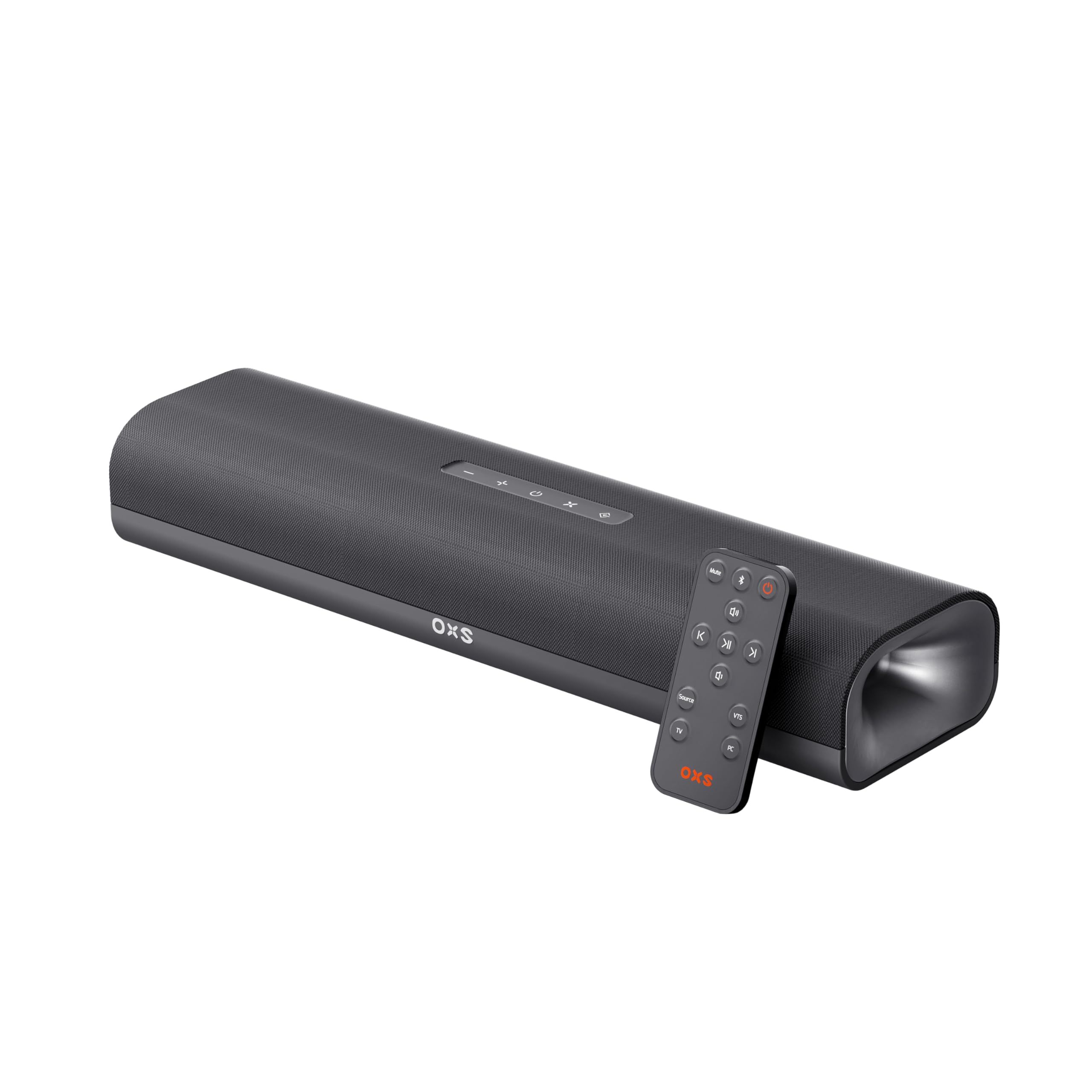Oxs Thunder Lite Pc Gaming Soundbar, Sound Bars For Tv With Virtual Surround Sound, 2 Full Range Drivers, Bass Tube, Compact Des