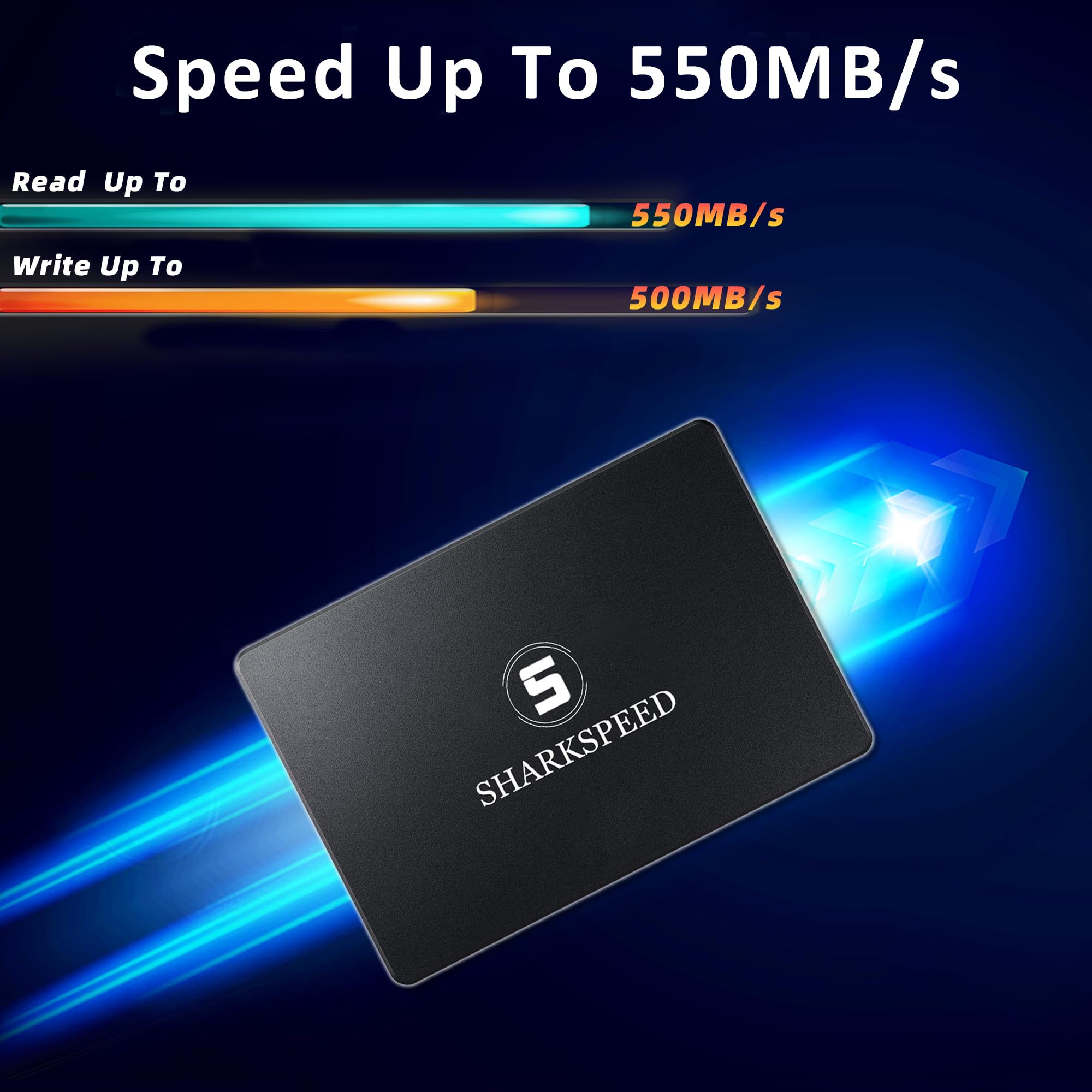 S Sharkspeed Ssd 64Gb 2.5    Internal Solid State Drive Sata 3 3D Nand 6Gb/S