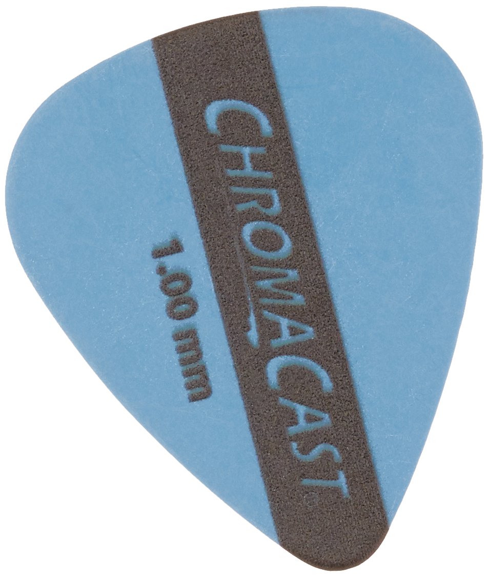Chromacast CcDpBl10Pk Dura Picks  10 Pick Pack  Blue