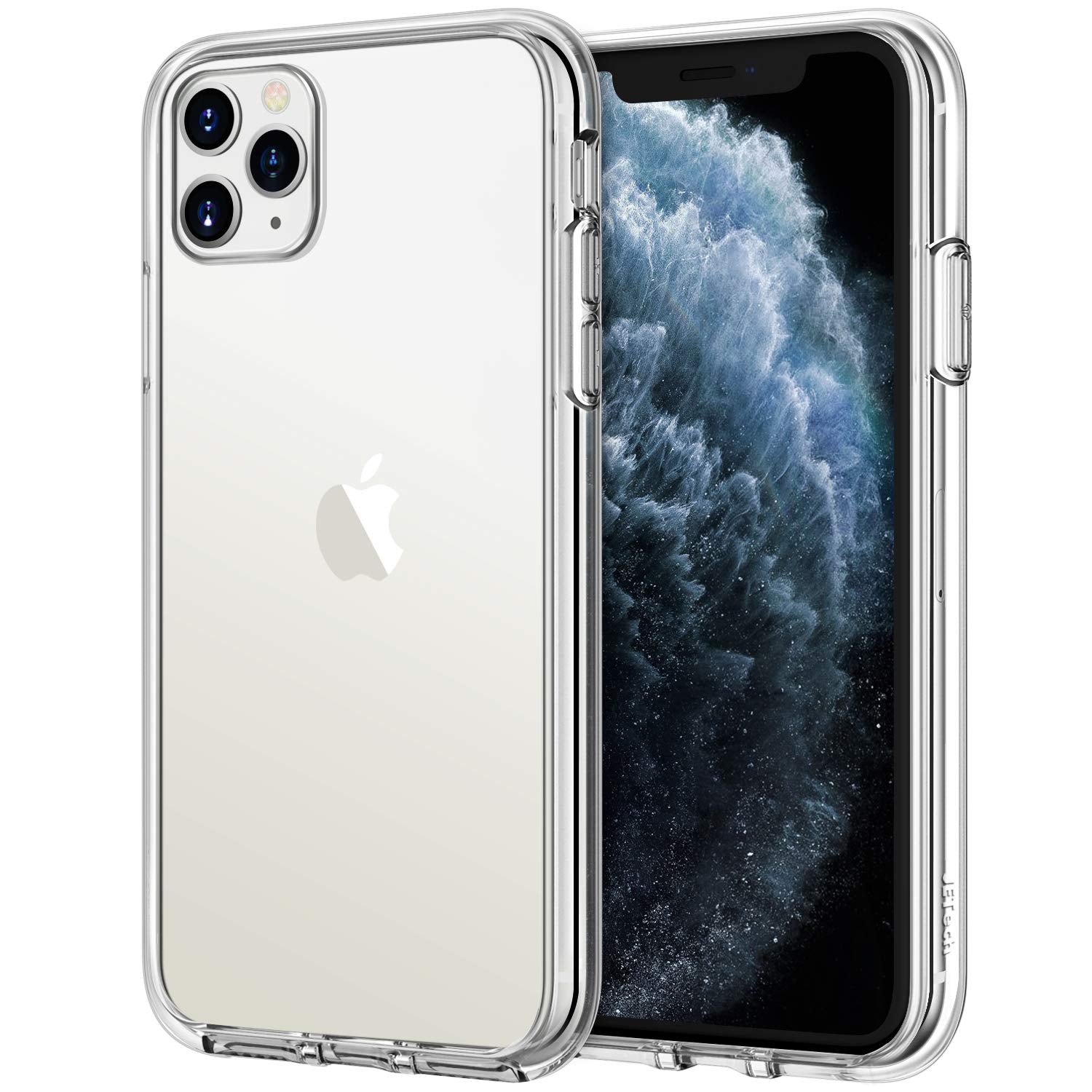 Jetech Case For Iphone 11 Pro 58 Inch, Non Yellowing Shockproof Phone Bumper Cover, Anti Scratch Clear Back (Clear)