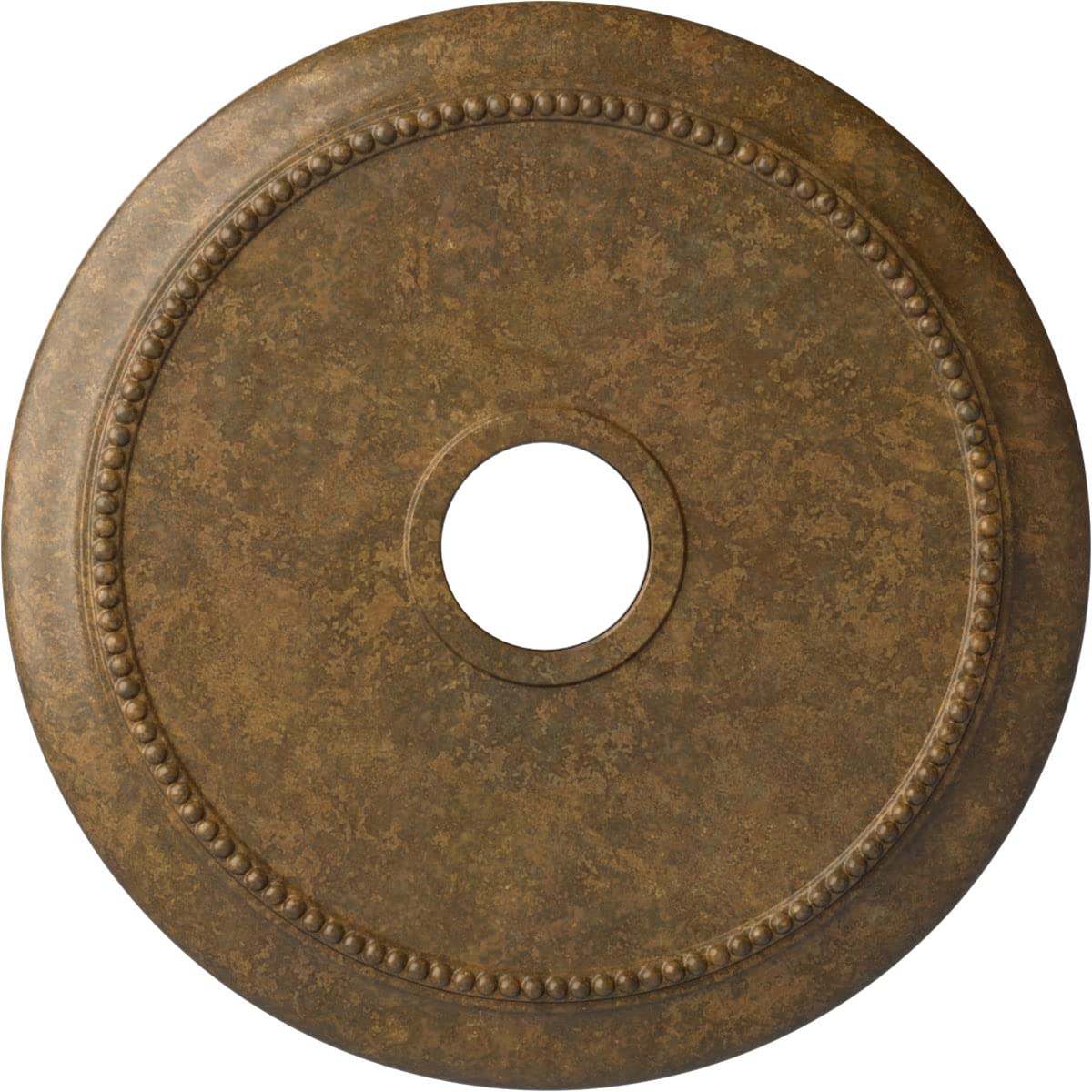 Ekena Millwork CM24CRRZS 24 1/8OD X 4 3/8ID X 2 1/4P Crendon Ceiling Medallion Fits Canopies Up To 4 3/8, Rubbed Bronze