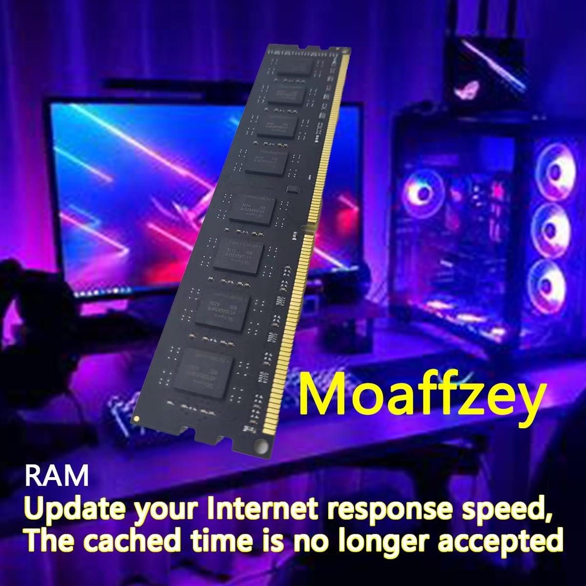 Moaffzey 1866Mhz Ddr3 Ram 8Gb(1 * 8Gb) 1.5V(Pc3 14900) Cl10 Udimm Pc Computer Desktop Memory Module Ram Upgrade Unbuffered Non E