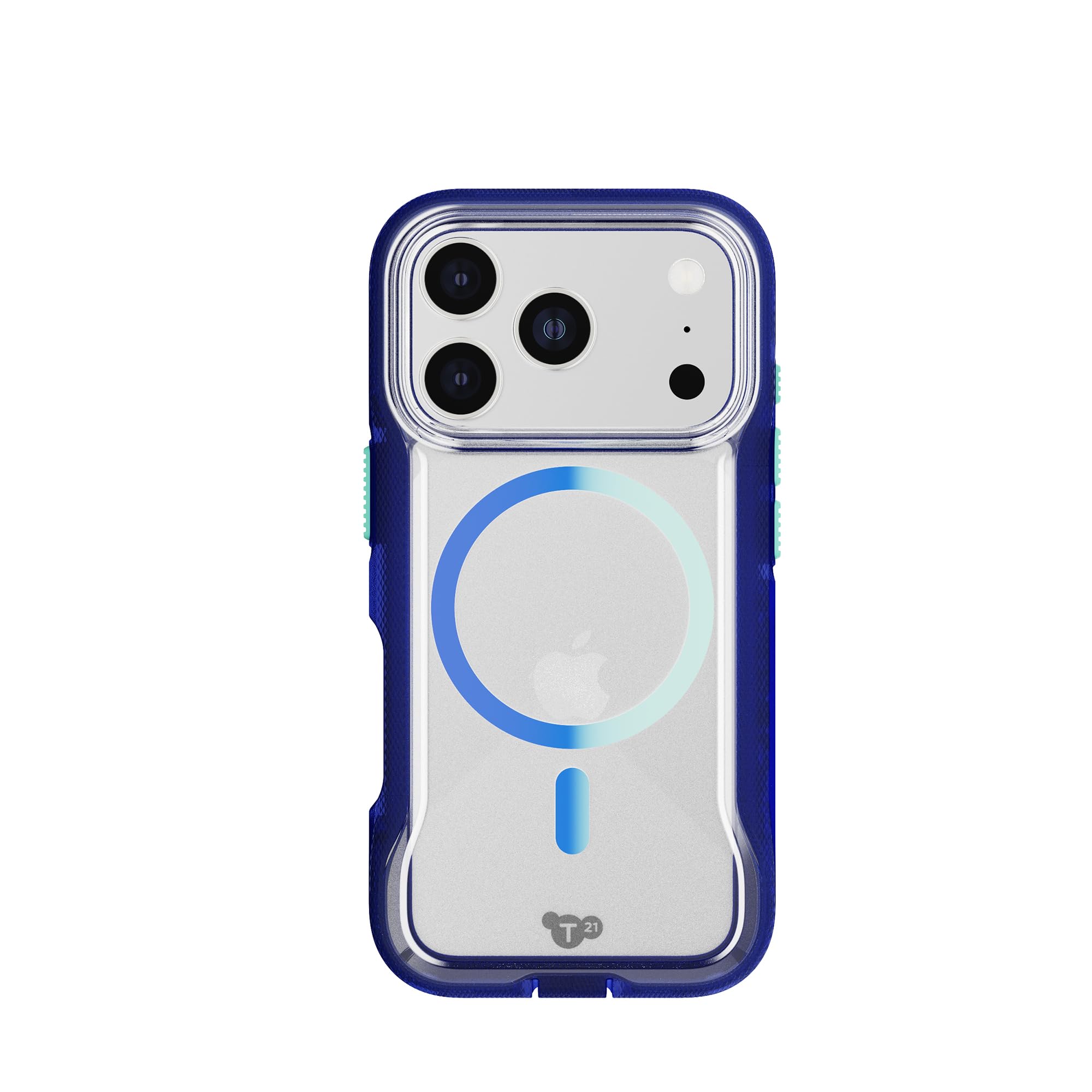 Tech21 iPhone 17 Pro EvoPro with MagSafe Electric Blue/Jelly Mint