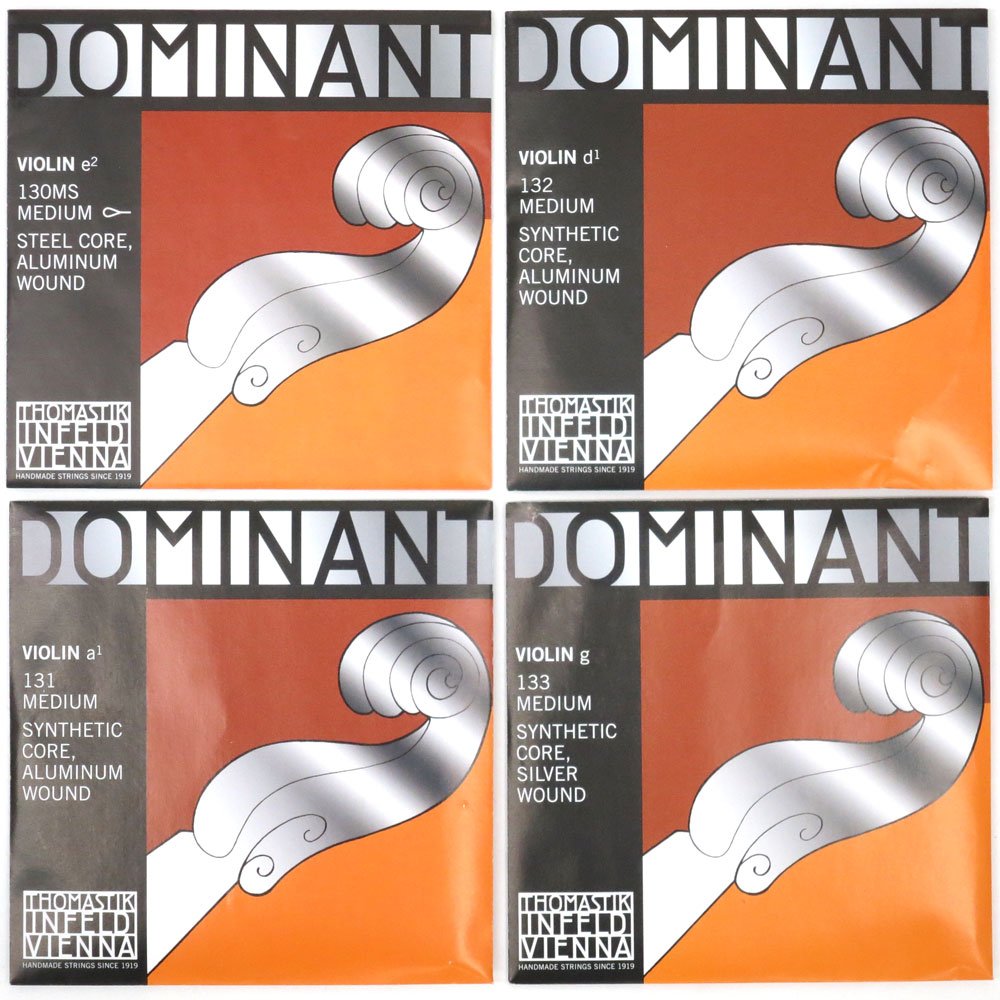 Thomastik Infeld 135Ms Dominant 4/4 Violin String Set With Wound Loop E