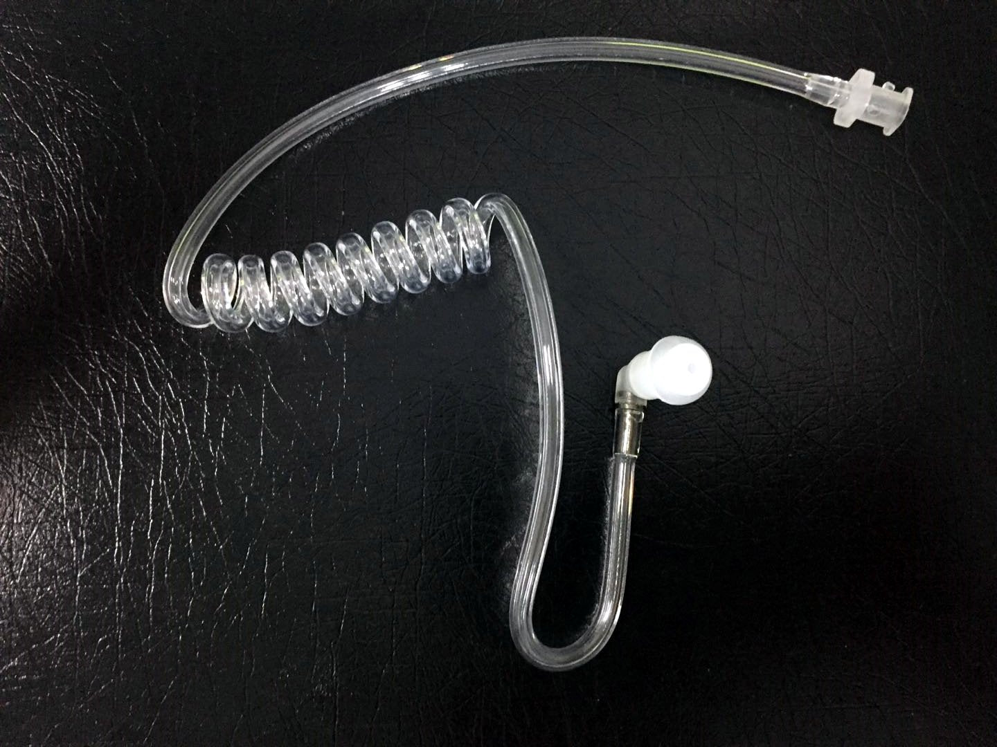 Airsn Replacement Mushroom Earbud Ear Tips For Motorola Kenwood Two Way Radio Coil Tube Audio Kits/Transparent Acoustic Tube Earpieces (Original Mushroom)