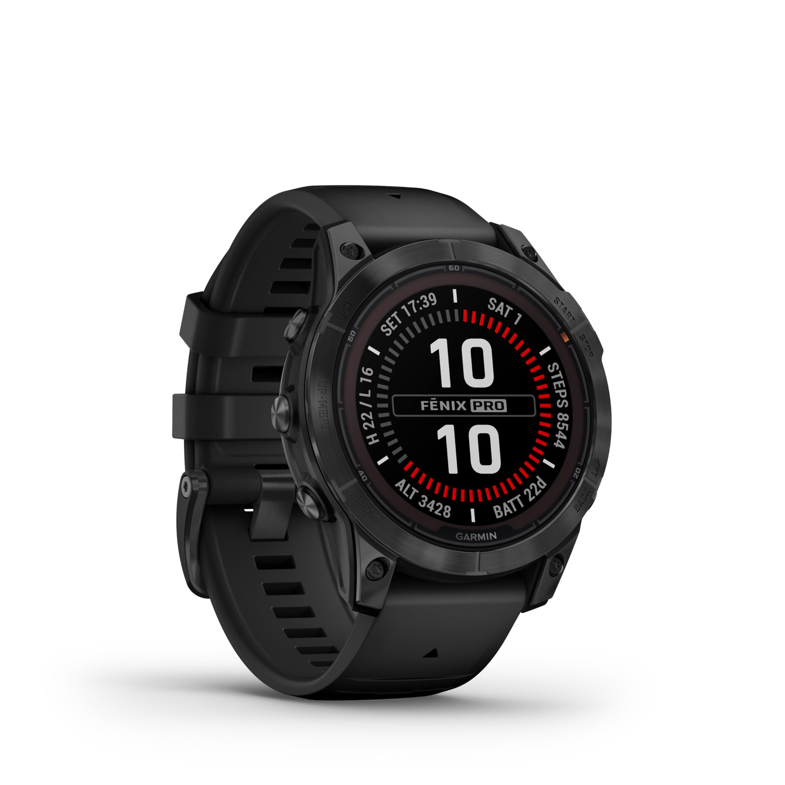 Garmin Fenix 7 Pro - Solar Edition (No Wi-Fi) Multisport Gps Smartwatch, Built-In Flashlight, Solar Charging Capability