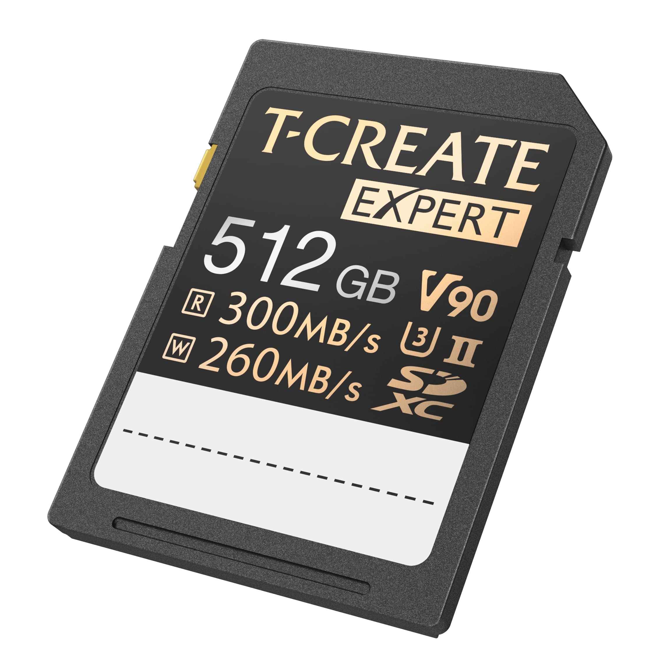 Teamgroup T Create Expert 512Gb Sd Card Uhs Ii Sdxc U3 V90 Read Speed Up To 300Mb/S, Supports 8K And 4K Videography Compatible With Canon Sony Nikon Panasonic Olympus Digital Camera Ttcsdx512Giiv9001