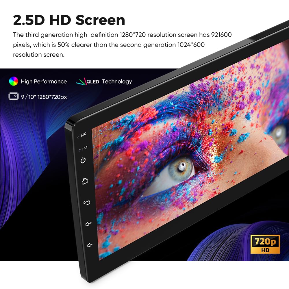 9 Inch 5G Wifi 1280 * 720 Resolution Car Stereo Radio For Toyota Tacoma 2005 2015 With Carplay Android Auto Gps Navigation Suppo