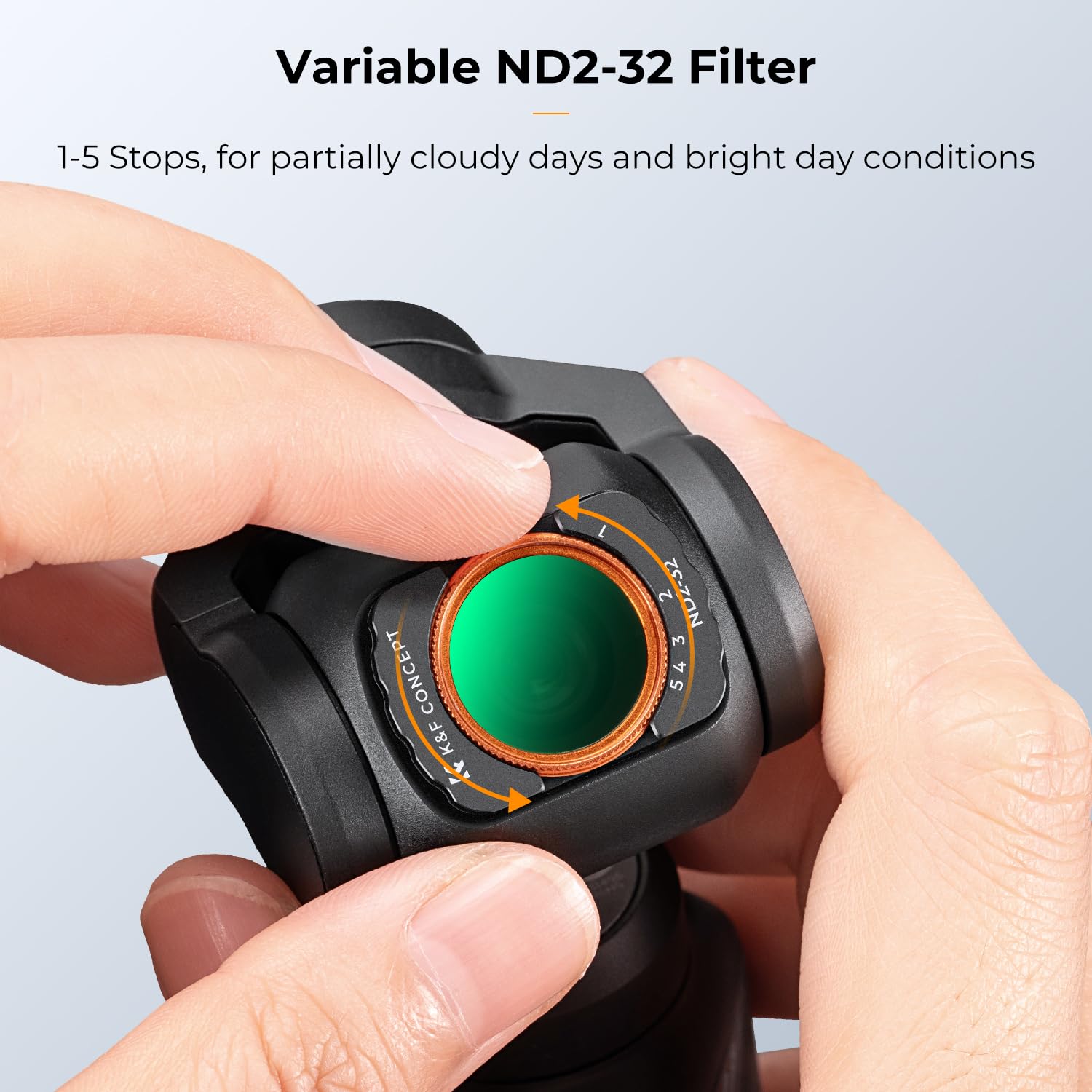 K&F Concept Adjustable Magnetic Nd Filters Set For Dji Osmo Pocket 3 Creator Combo, Adjustable Nd Filters 1 5 Stops + 6 9 Stops