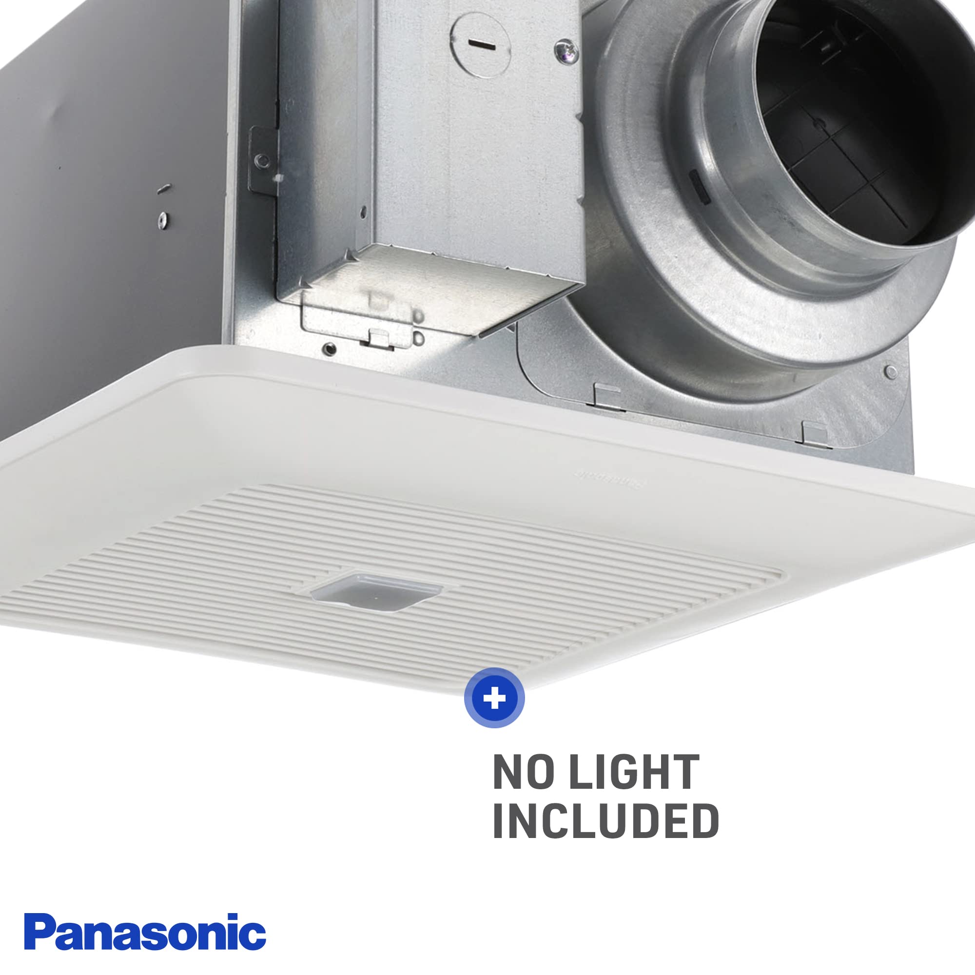 Panasonic Fv 0511Vqc1 Whispersense Dc Ventilation Fan, 50 80 110 Cfm , White