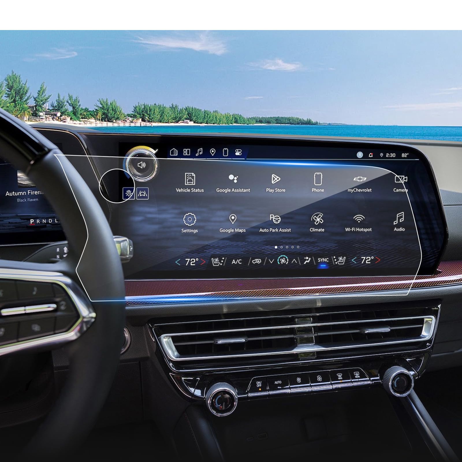 (2Pcs) 2024 Chevy Traverse Screen Protector For Chevrolet Traverse (Rs/Z71/Lt/Ls) 17.7 Inch Touchscreen, 2024 Chevy Traverse Acc