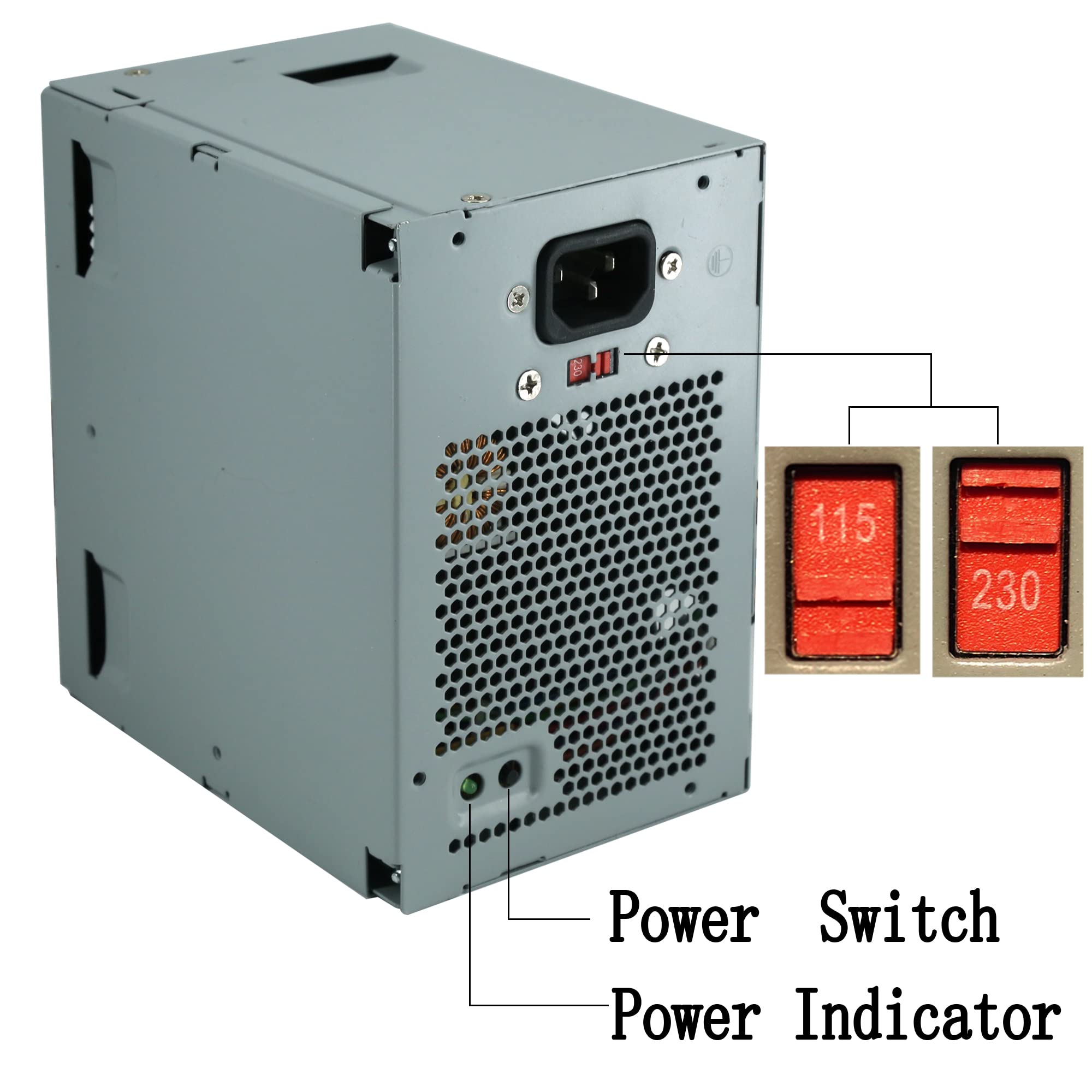 Ptcliss 305W Nh493 Power Supply Replacement Psu For Dell Optiplex 360 380 580 745 755 760 780 960 Mt Mini Tower L305P 01 Ps 6311