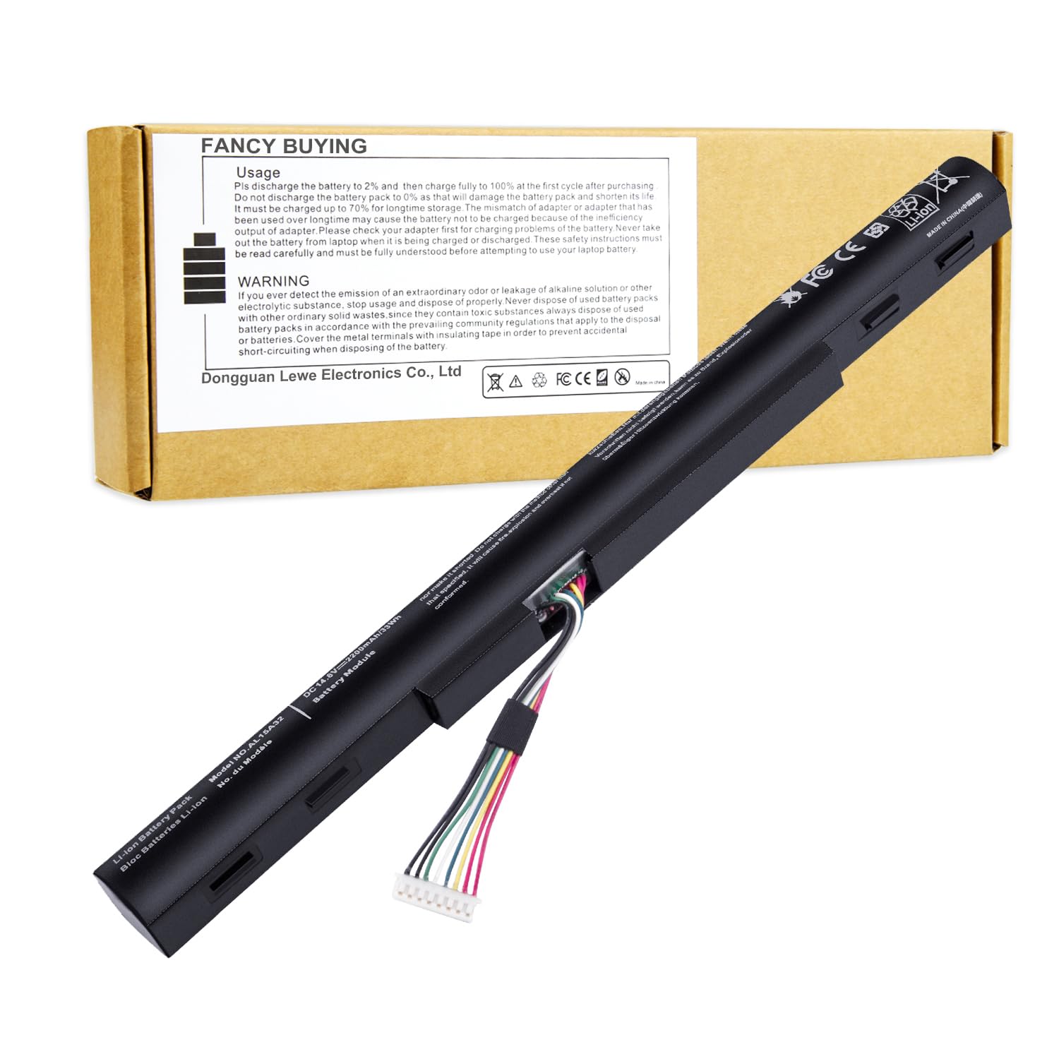 Fancy Buying Al15A32 Laptop Battery For Acer Aspire E5 422 E5 573 E5 573G E5 573T E5 522 E722 E5 473G 561X   High Performance New