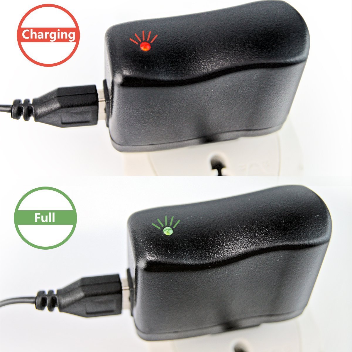 Prunus Dedicated Radio Charger With Indicator Light, For Usb Charge (Black)