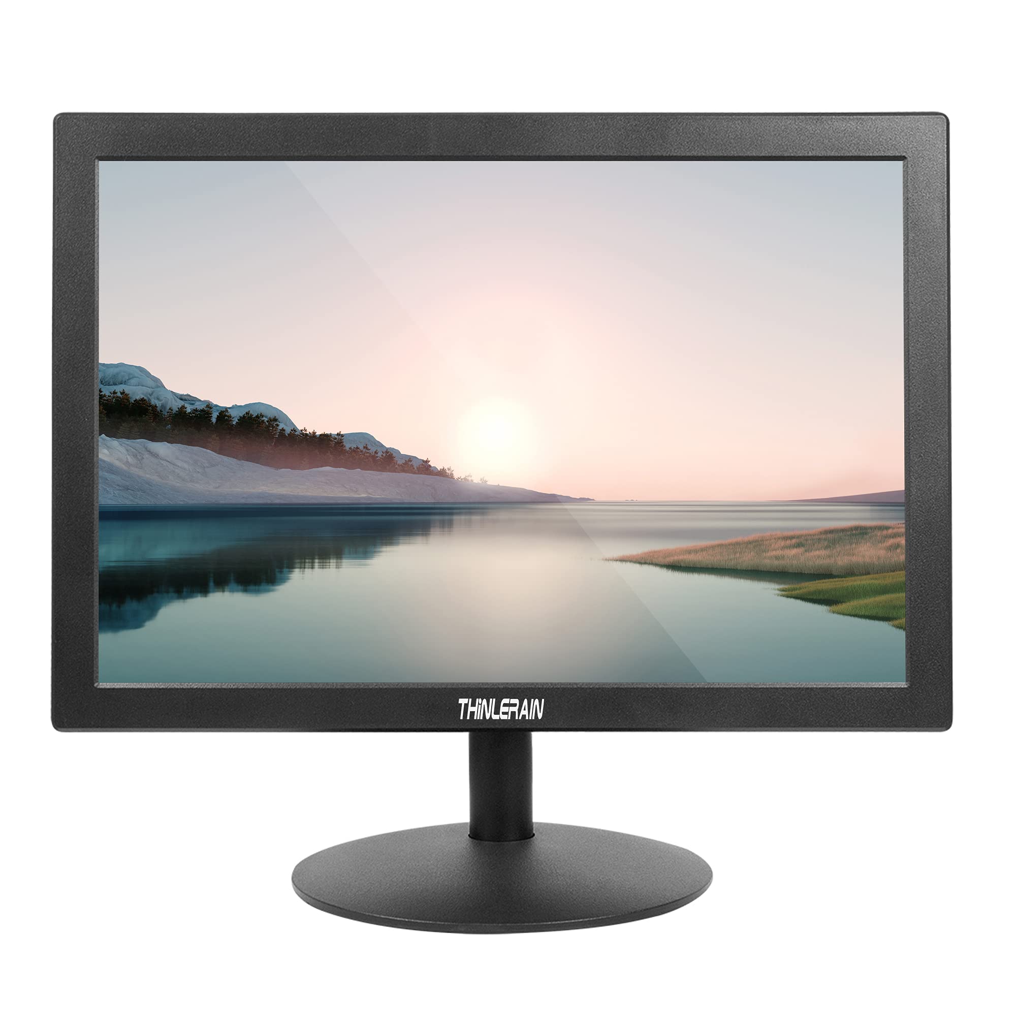 Thinlerain 15 Inch Pc Monitor Desktop Monitor With 1440  900, Small Monitor With 16:10 Led Monitor, Tft Panel, 60 Hz, 5Ms, Vga, 