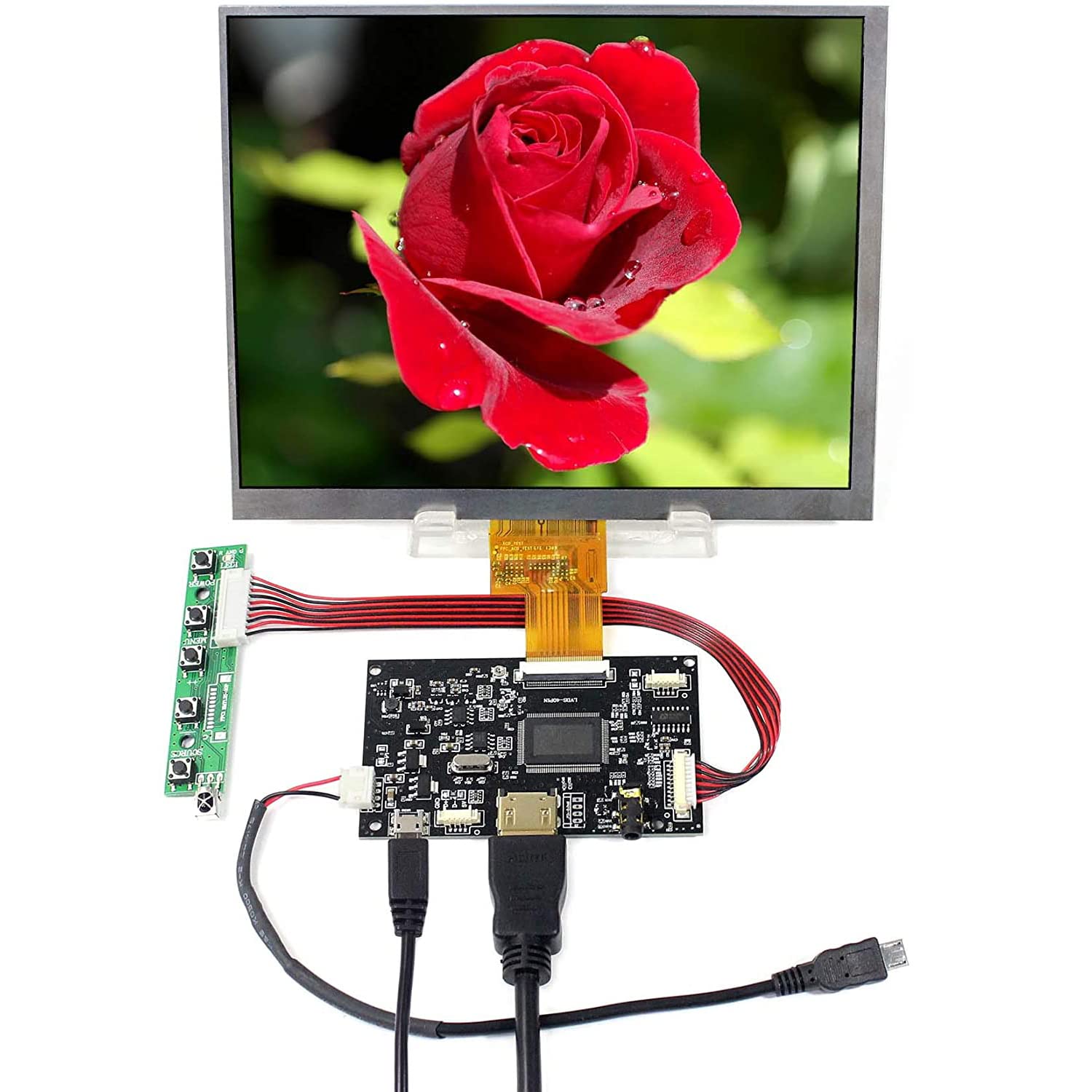 Vsdisplay 8'' 1024X768 Ips Lcd 8 Inch Hj080Ia 01E With Hd Mi Controller Board