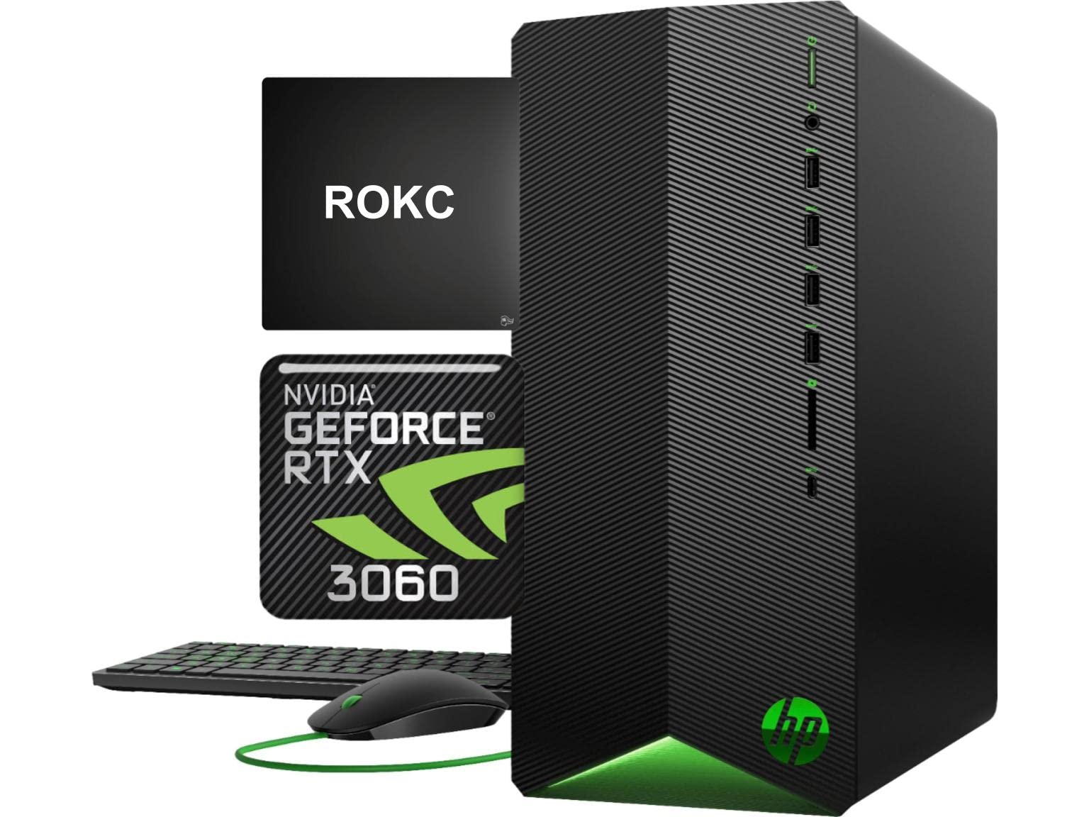 [Geforce Rtx 3060] 2022 Hp Pavilion Gaming Desktop Pc, 32Gb Ram, 1Tb Ssd+2Tb Hdd, Intel I5-10400F, Wired Mouse & Keyboard, Bluet