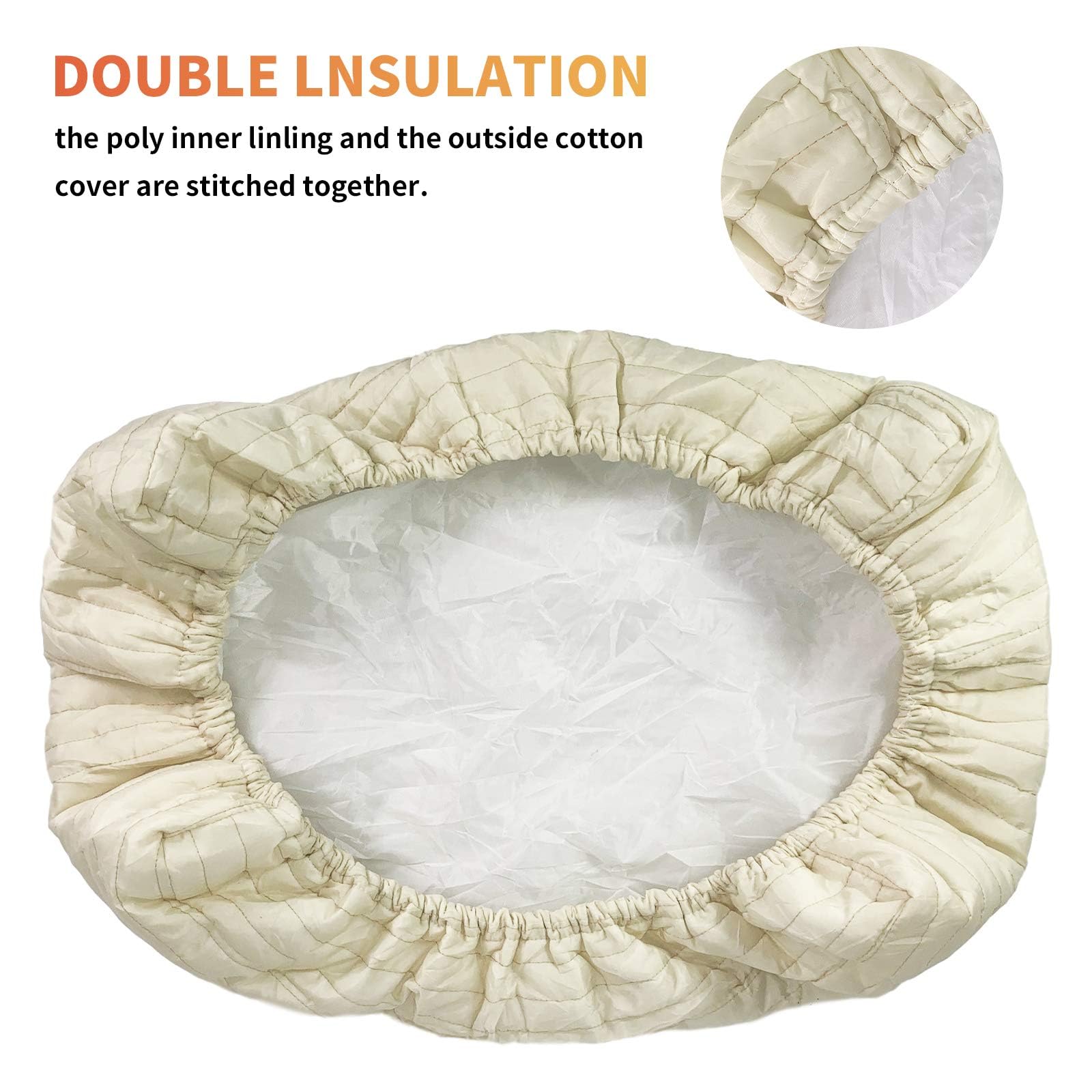 Indoor Air Conditioner Cover Ac Unit Covers (Beige, 28''X20''X3.5'')