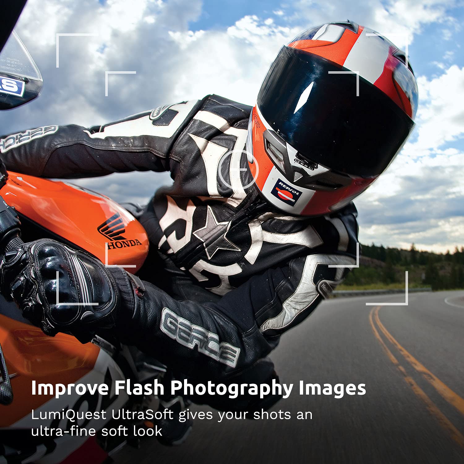 Lumiquest Ultrasoft Frosted Photography Lighting Diffuser, Compact Modifier With Ultrastrap, Camera Lighting, Universal Portable