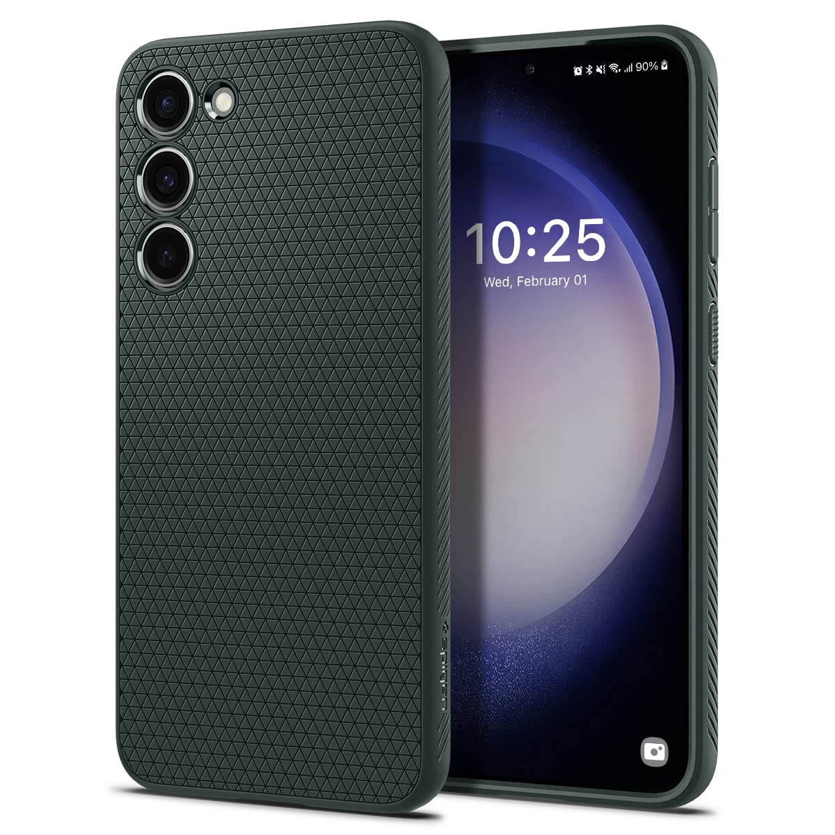 Spigen Liquid Air Designed For Galaxy S23 Plus Case (2023)   Abyss Green