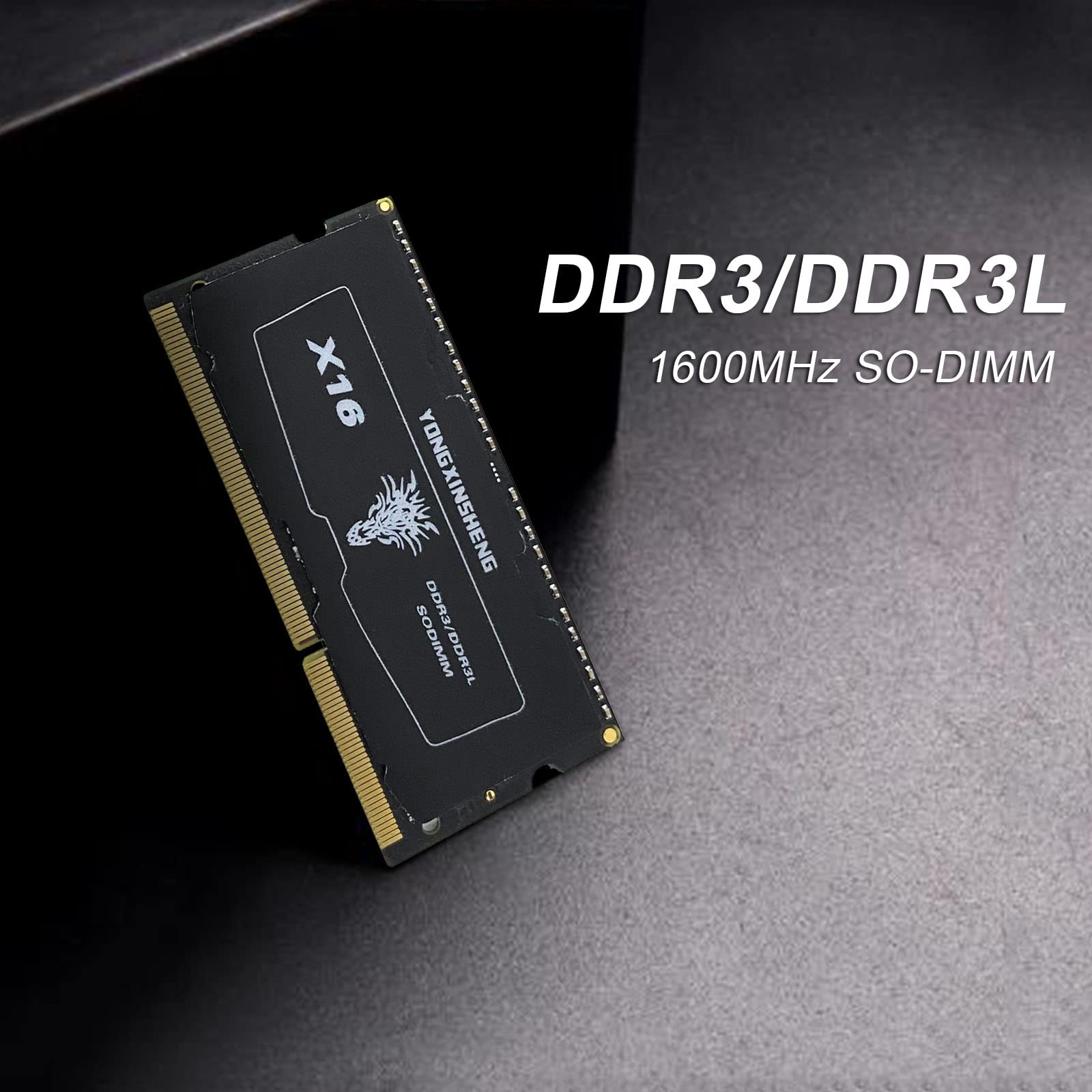 Yongxinsheng 8Gb Kit (2X4Gb) Ddr3L / Ddr3 1600Mhz Cl11 Sodimm Laptop Memory Pc3L 12800 / Pc3 12800 204Pin 1.35V / 1.5V 2Rx8 Dual