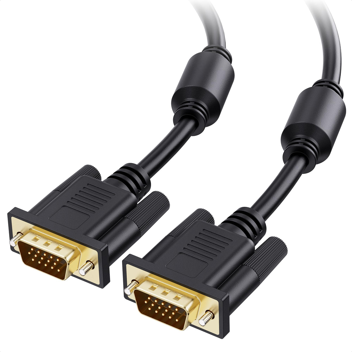 Cable Matters Vga To Vga Cable 50Ft With Ferrites (Vga Cord, Vga Monitor Cable, Computer Monitor Cable, Vga Male To Male)
