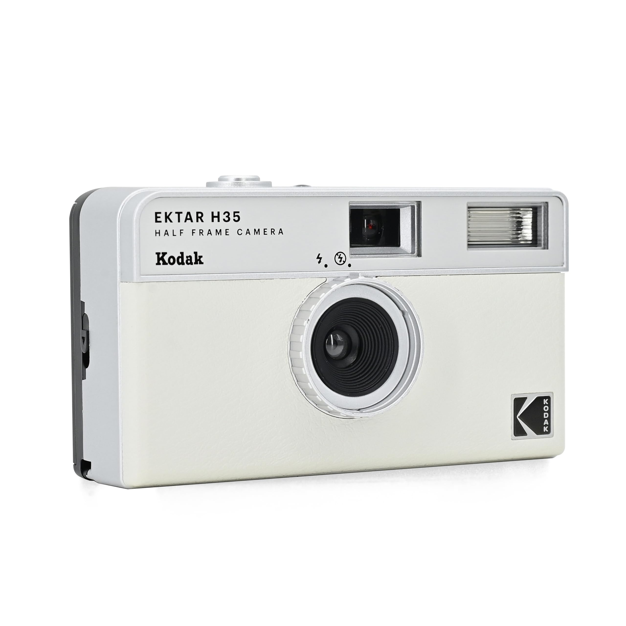 Kodak Ektar H35 Half Frame Film Camera, 35Mm, Reusable, Focus Free, Lightweight, Easy To Use (Off White) (Film & Aaa Battery Are
