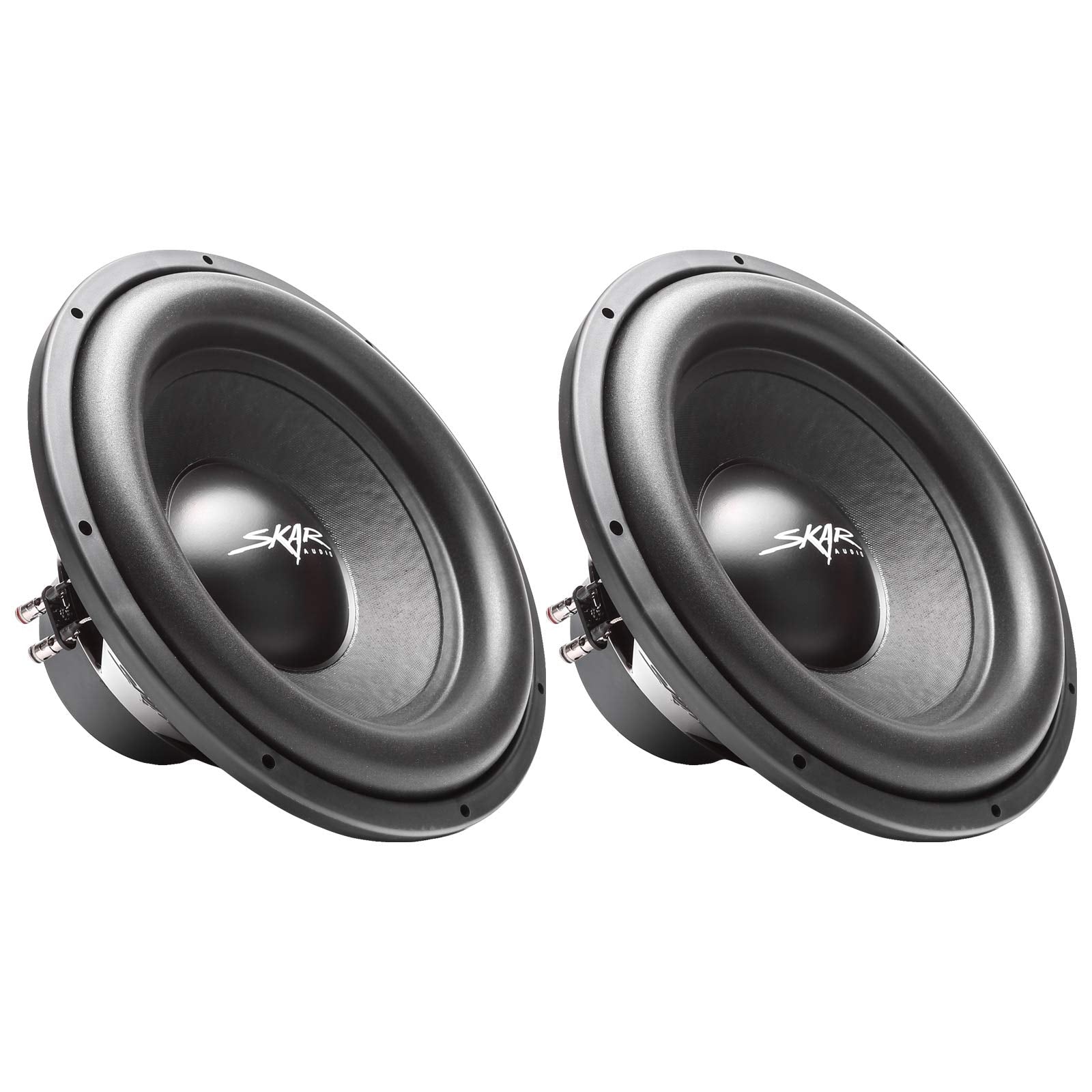 (2) Skar Audio Sdr-15 D2 15 1200W Max Power Dual 2 Ohm Car Subwoofers, Pair of 2, (2) SDR-15 D2