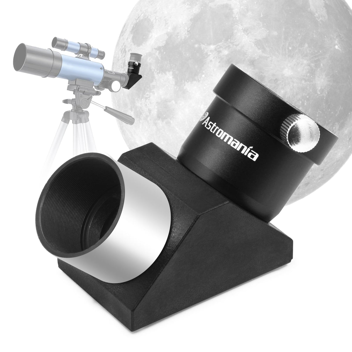 Astromania 1.25'' 90 Degree Erecting Prism Optical Prism Inside Rather Than A Mirror Which Makes Your Image Clear And Sharp