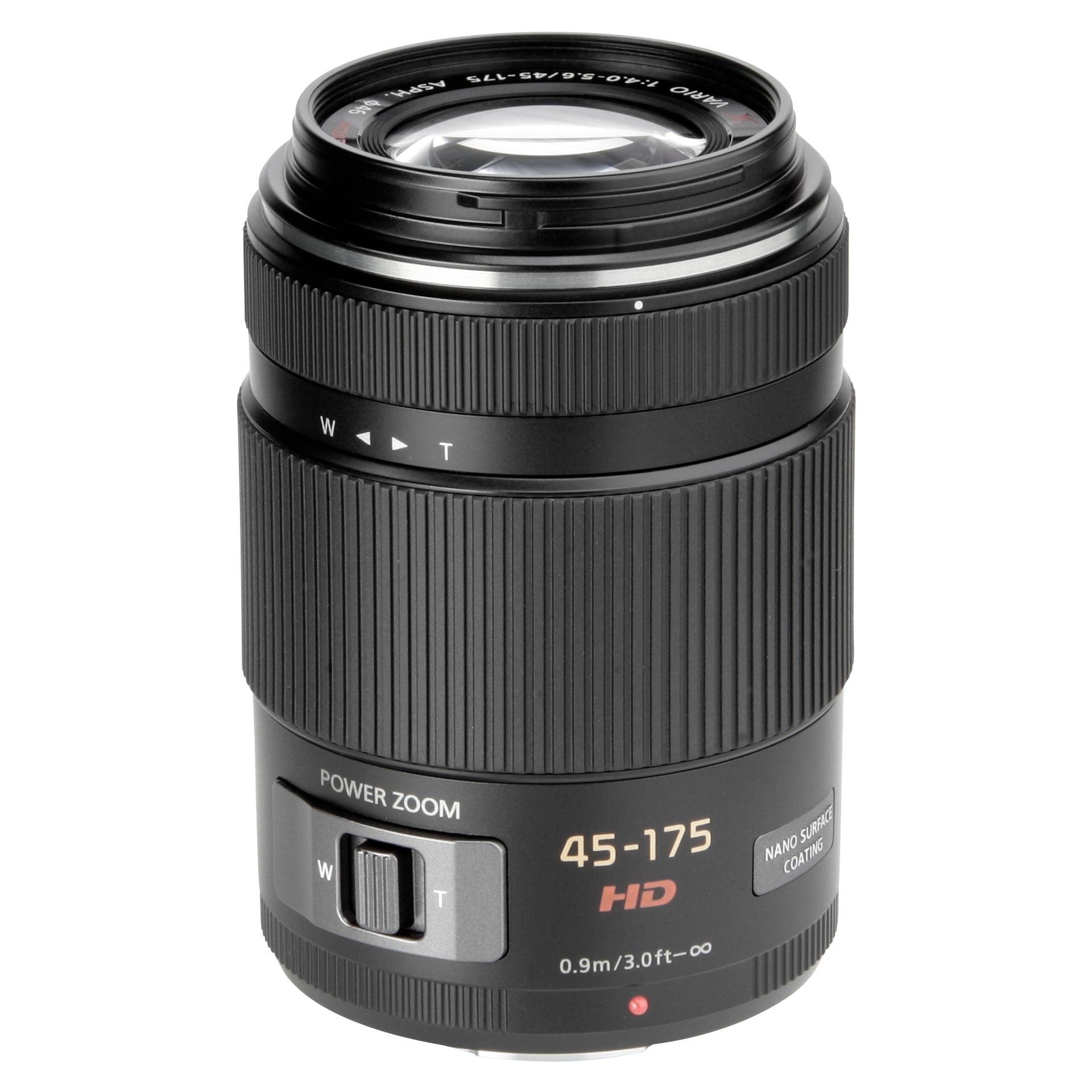 Panasonic LUMIX H-PS45175E-K GX Vario Telephoto Powerzoom 45-175 mm Lens - Black