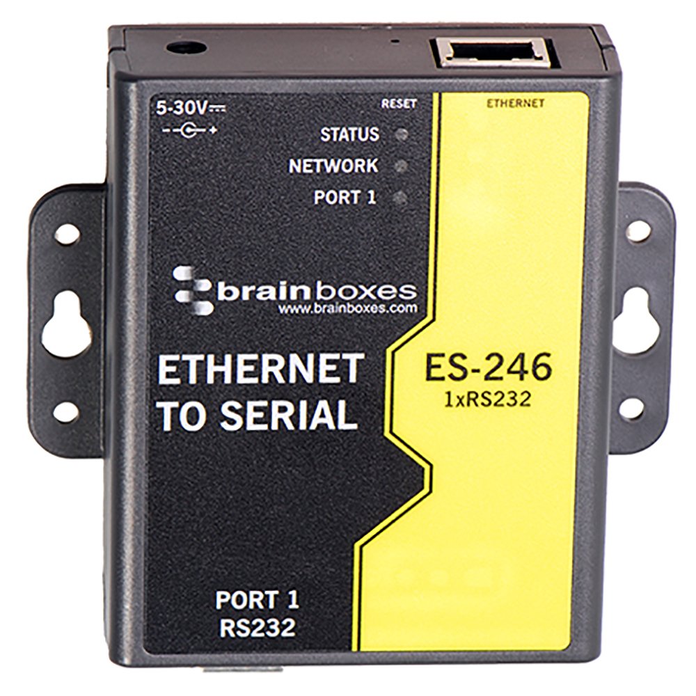 Brainboxes Device Server   10Mb Lan, 100Mb Lan, Rs 232 (Es 246)